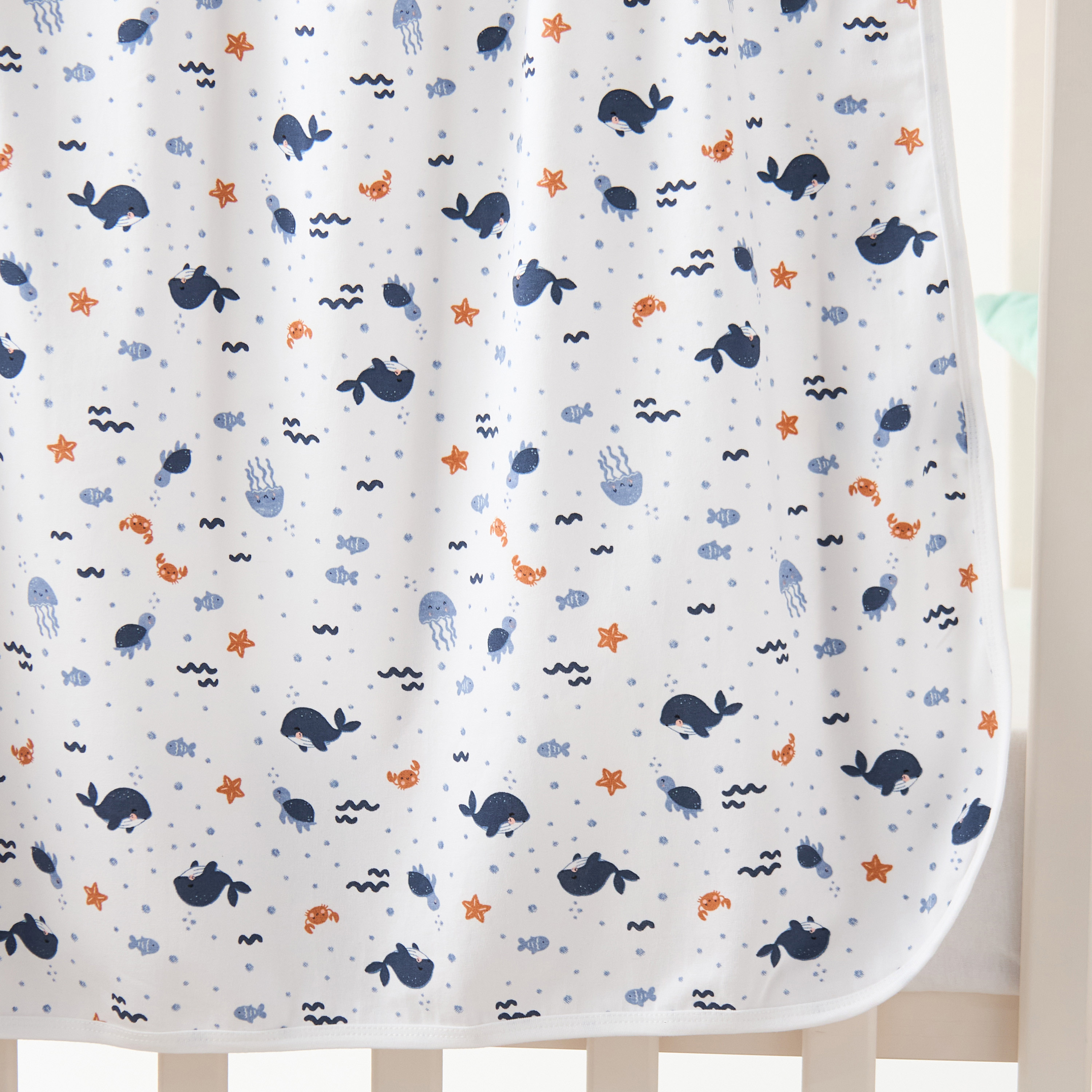 Juniors Printed Receiving Blanket - 70x70 cms-baby-nursery-blanketsandswaddles-receivingblankets-image-3