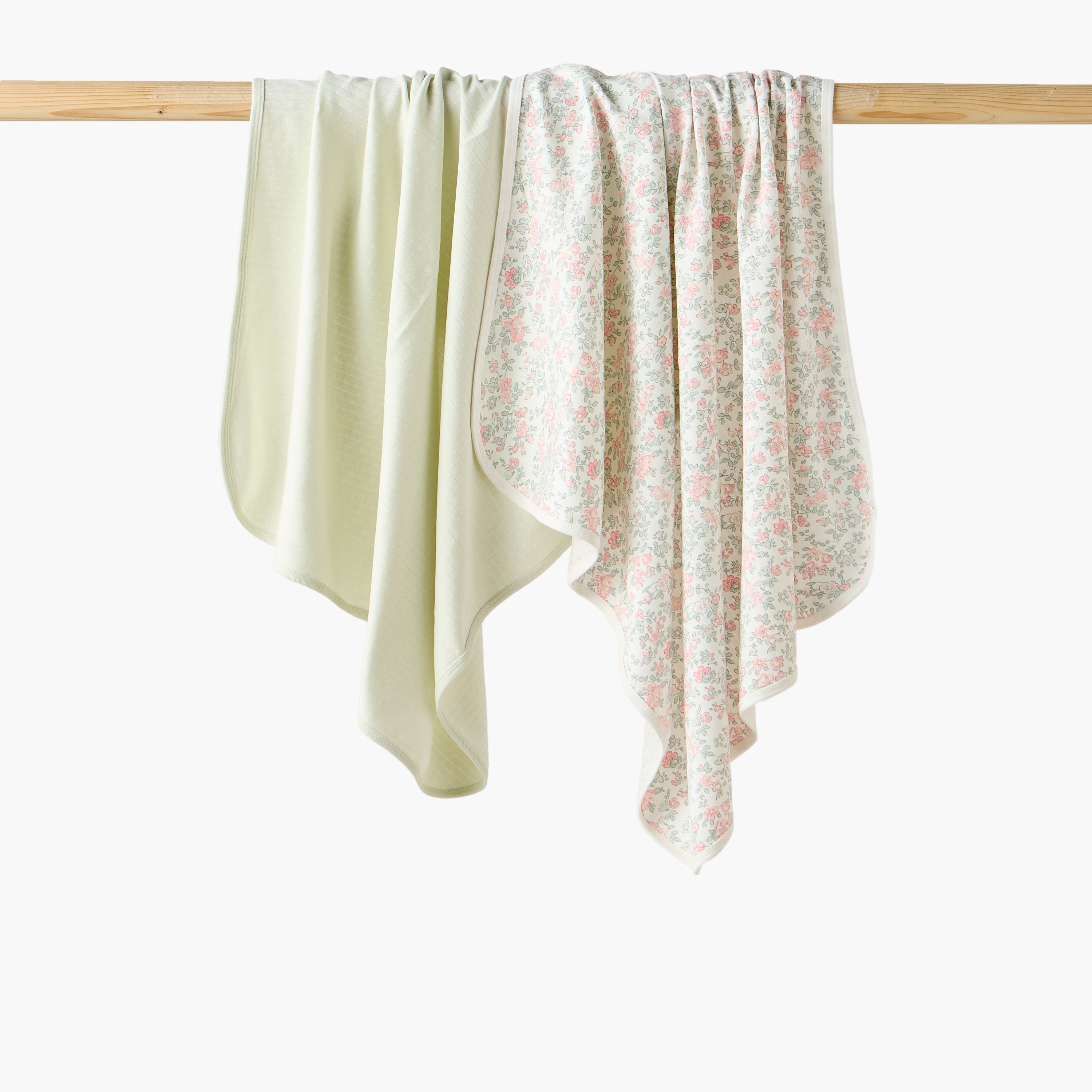Pack of 2 Juniors Receiving Blanket with Assorted Design-baby-nursery-blanketsandswaddles-receivingblankets-image-1