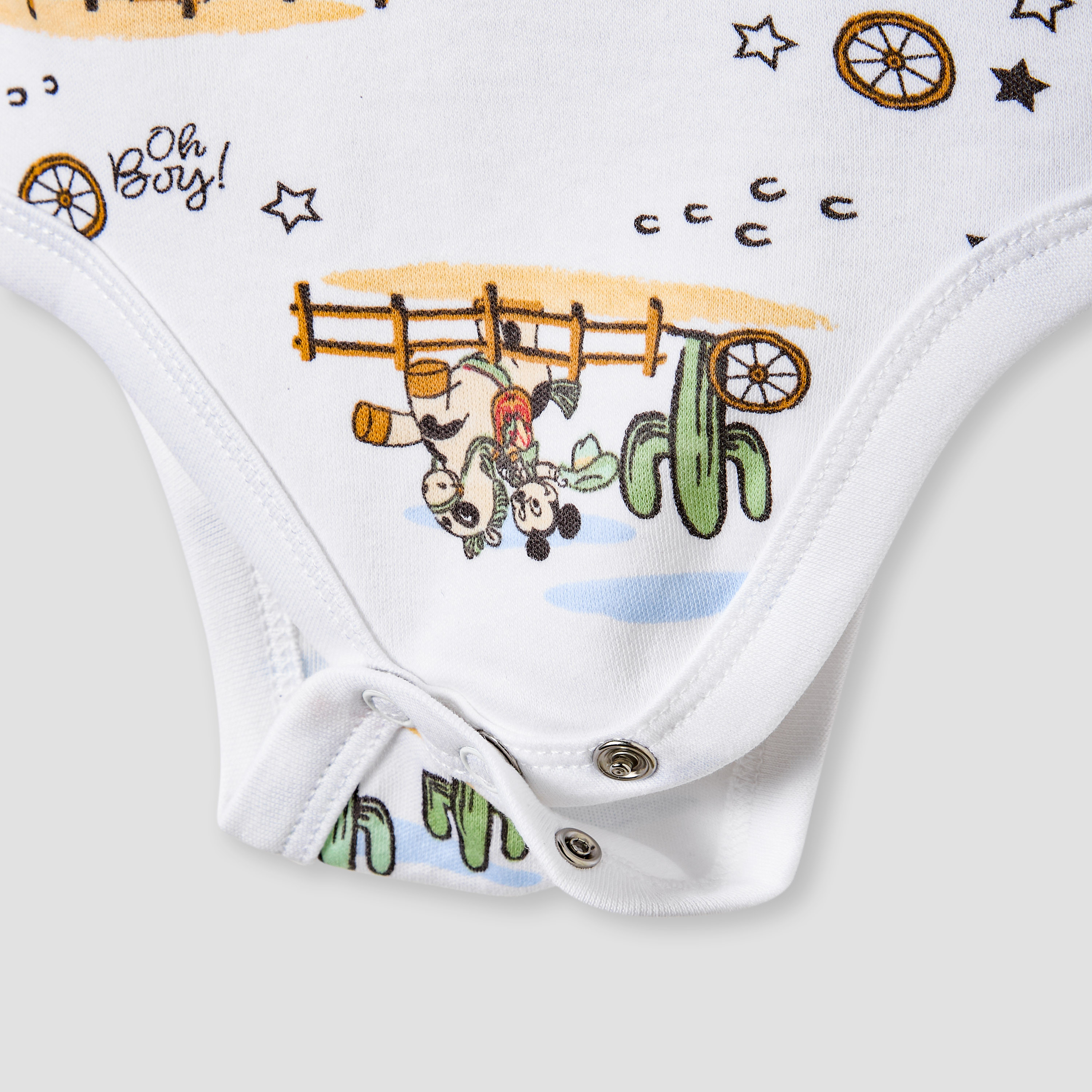 Disney Mickey Mouse Print Sleeveless Bodysuit - Set of 2-baby-boys-clothing-bodysuits-image-5