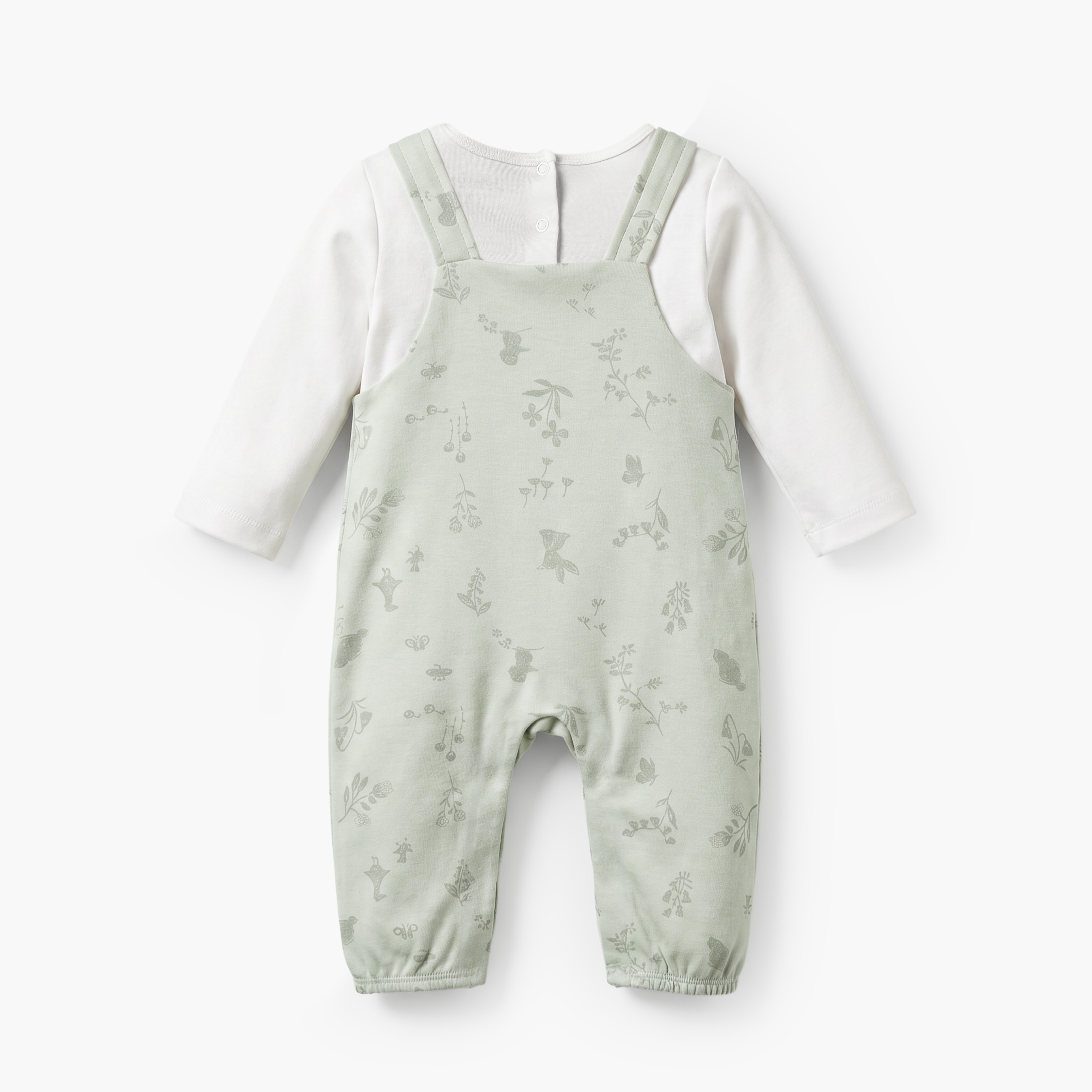 بدلة نوم قطن بأكمام طويلة وياقة ضيقة وطبعات من جونيورز-baby-girls-clothing-nightwear-sleepsuits-image-3