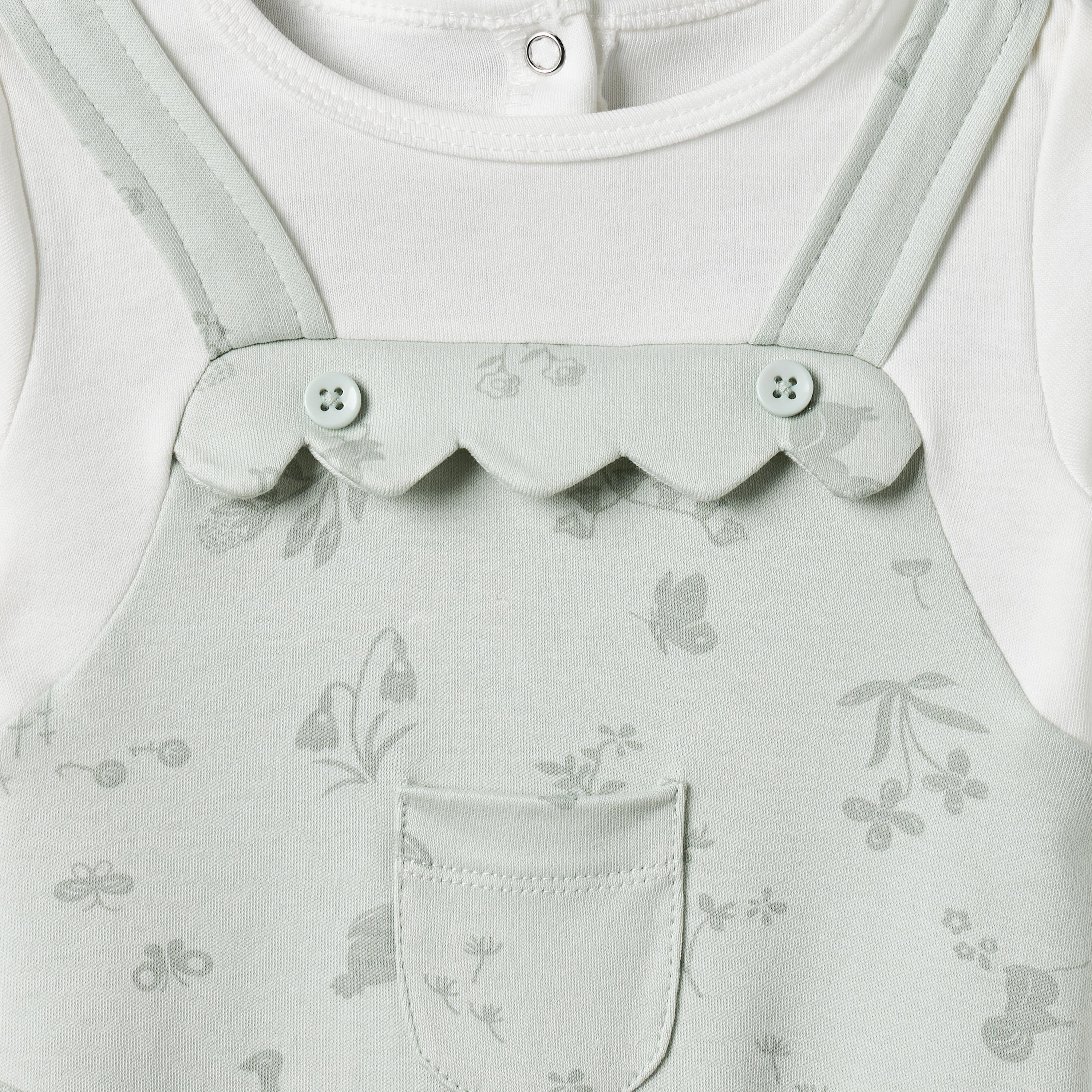 بدلة نوم قطن بأكمام طويلة وياقة ضيقة وطبعات من جونيورز-baby-girls-clothing-nightwear-sleepsuits-image-4
