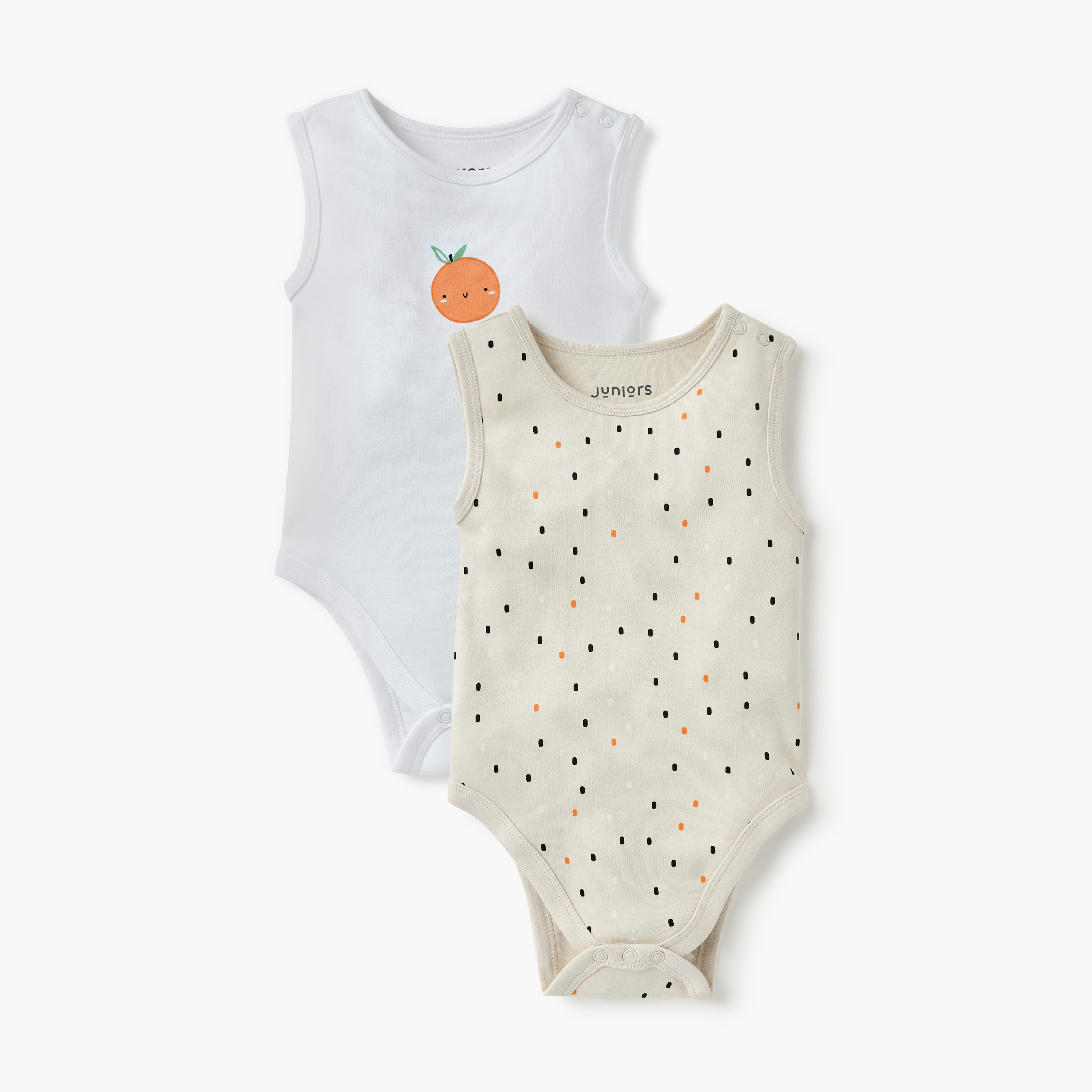 بودي سوت بدون أكمام وبطبعات من جونيورز - طقم من قطعتين-baby-boys-clothing-bodysuits-image-1
