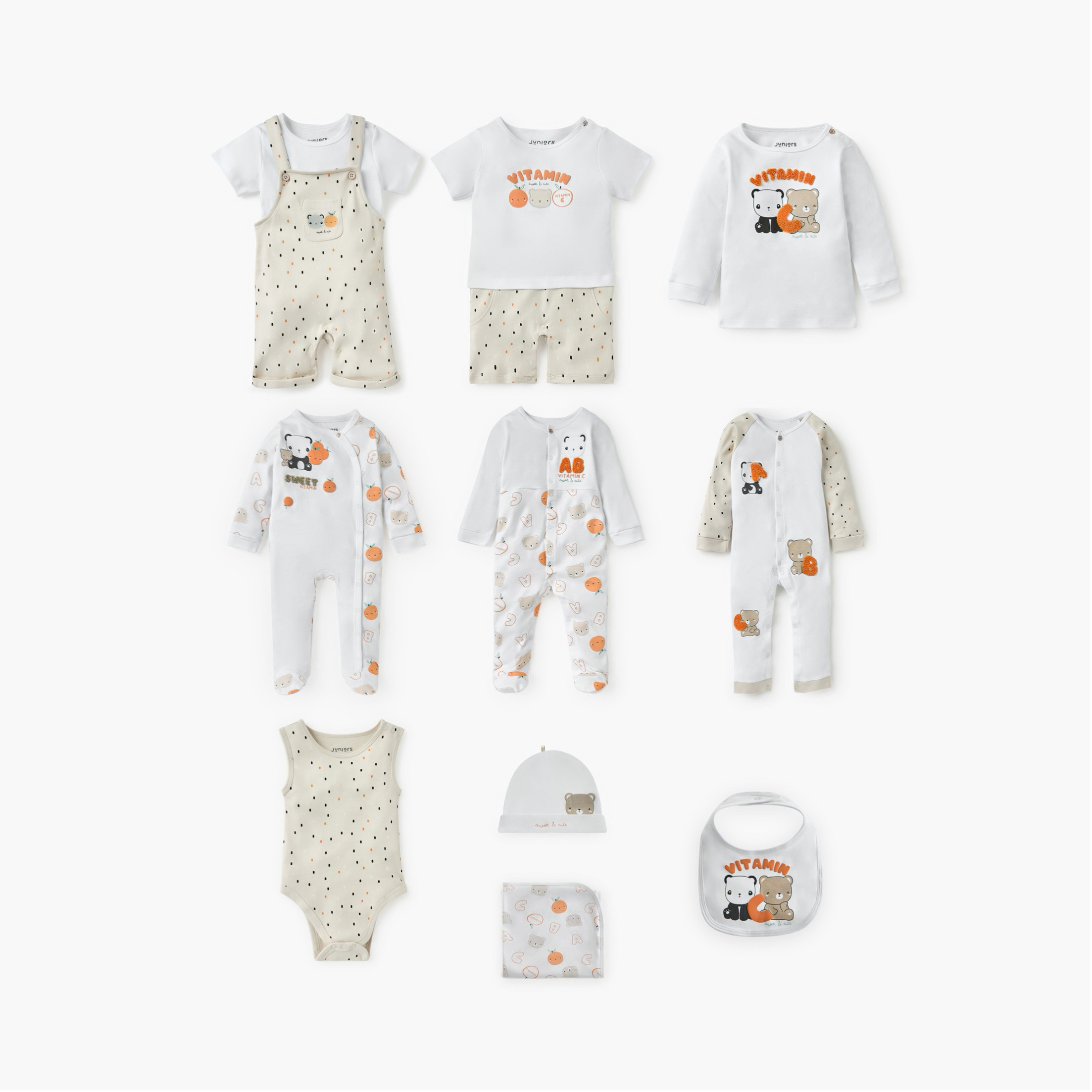 بودي سوت بدون أكمام وبطبعات من جونيورز - طقم من قطعتين-baby-boys-clothing-bodysuits-image-6