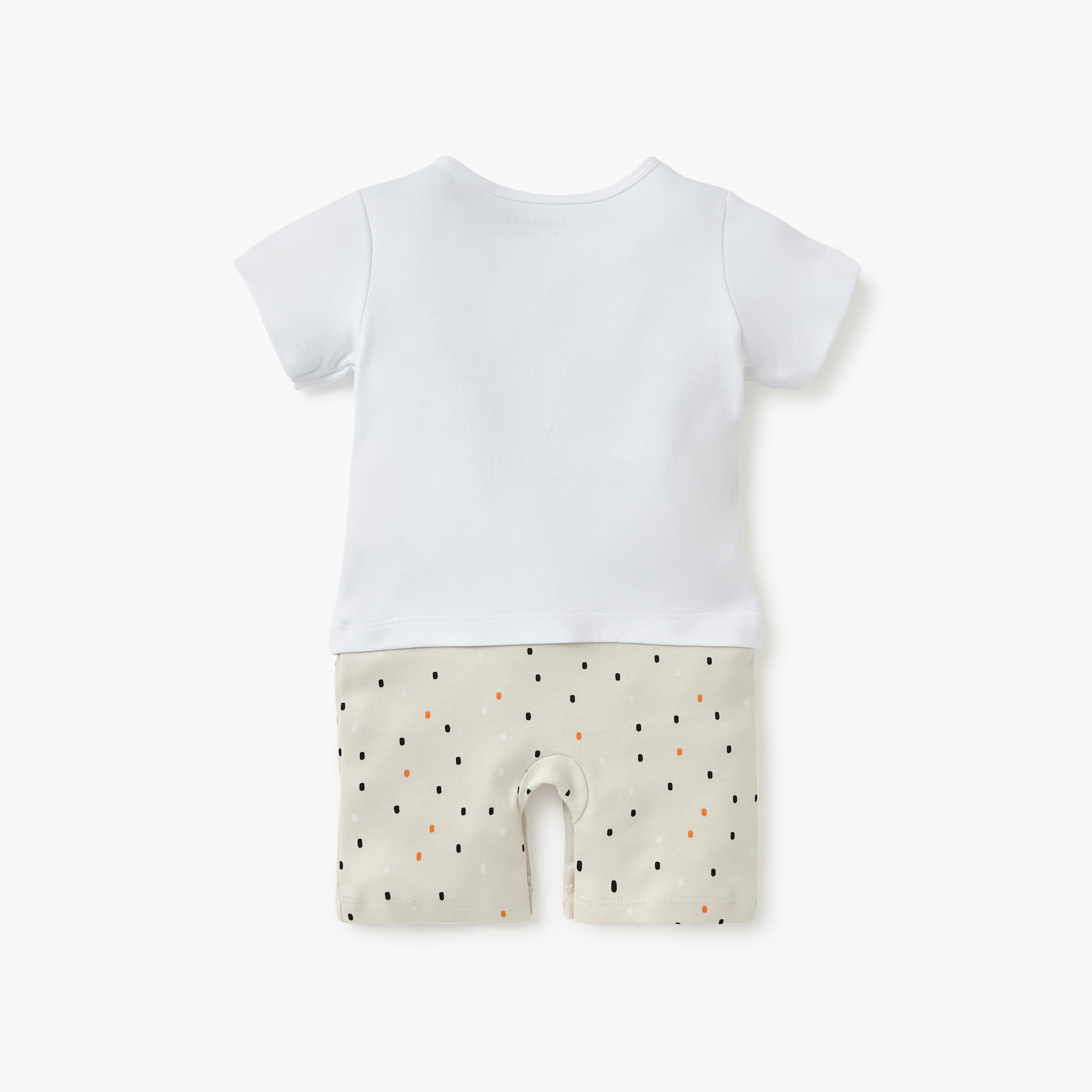 أفرول بطبعات وأكمام قصيرة من جونيورز-baby-boys-clothing-rompers-image-2