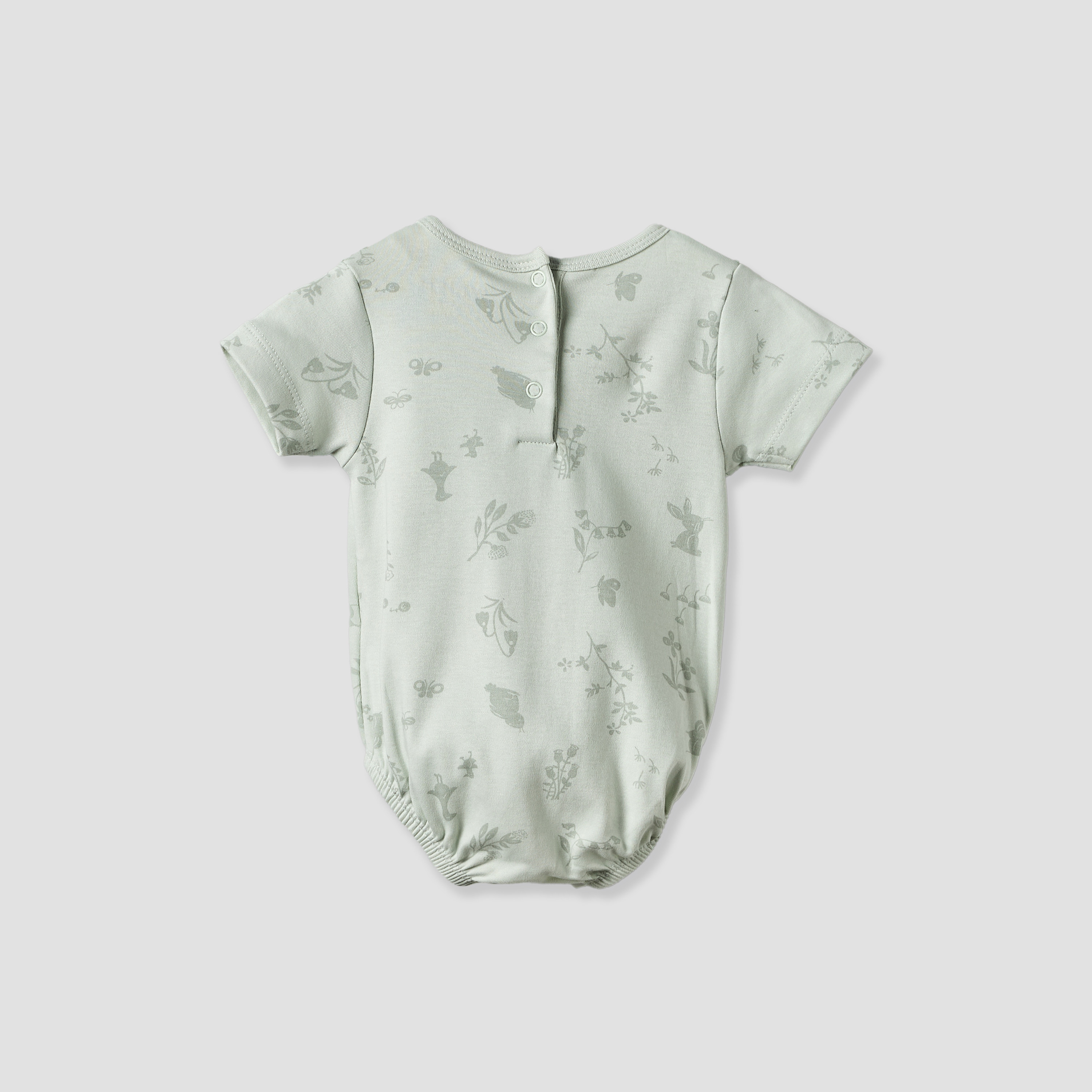 أفرول بياقة مستديرة وأكمام قصيرة وطبعات لطيفة من جونيورز-baby-girls-clothing-rompers-image-3