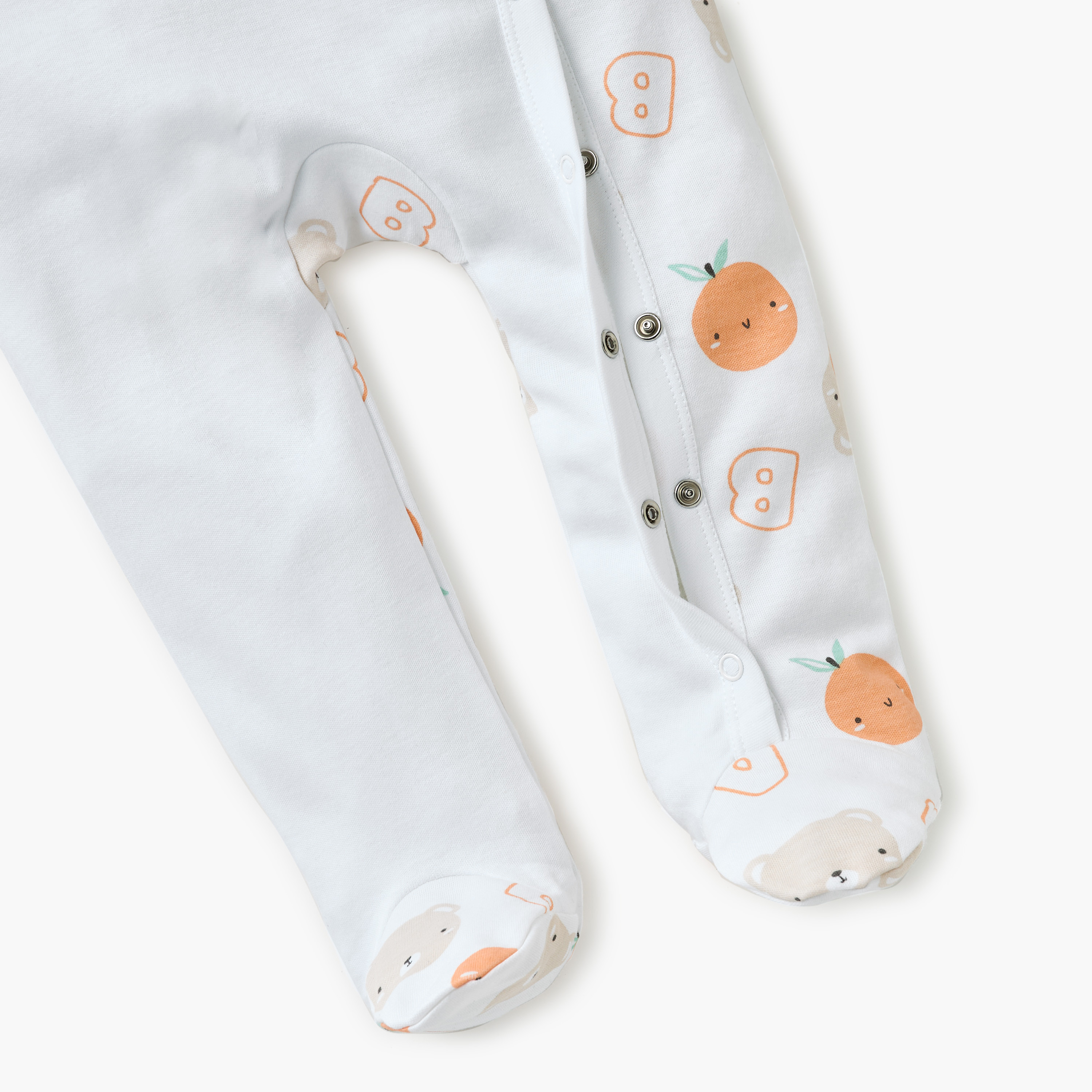 Juniors Printed Closed Feet Sleepsuit with Long Sleeves-baby-boys-clothing-nightwear-sleepsuits-image-4