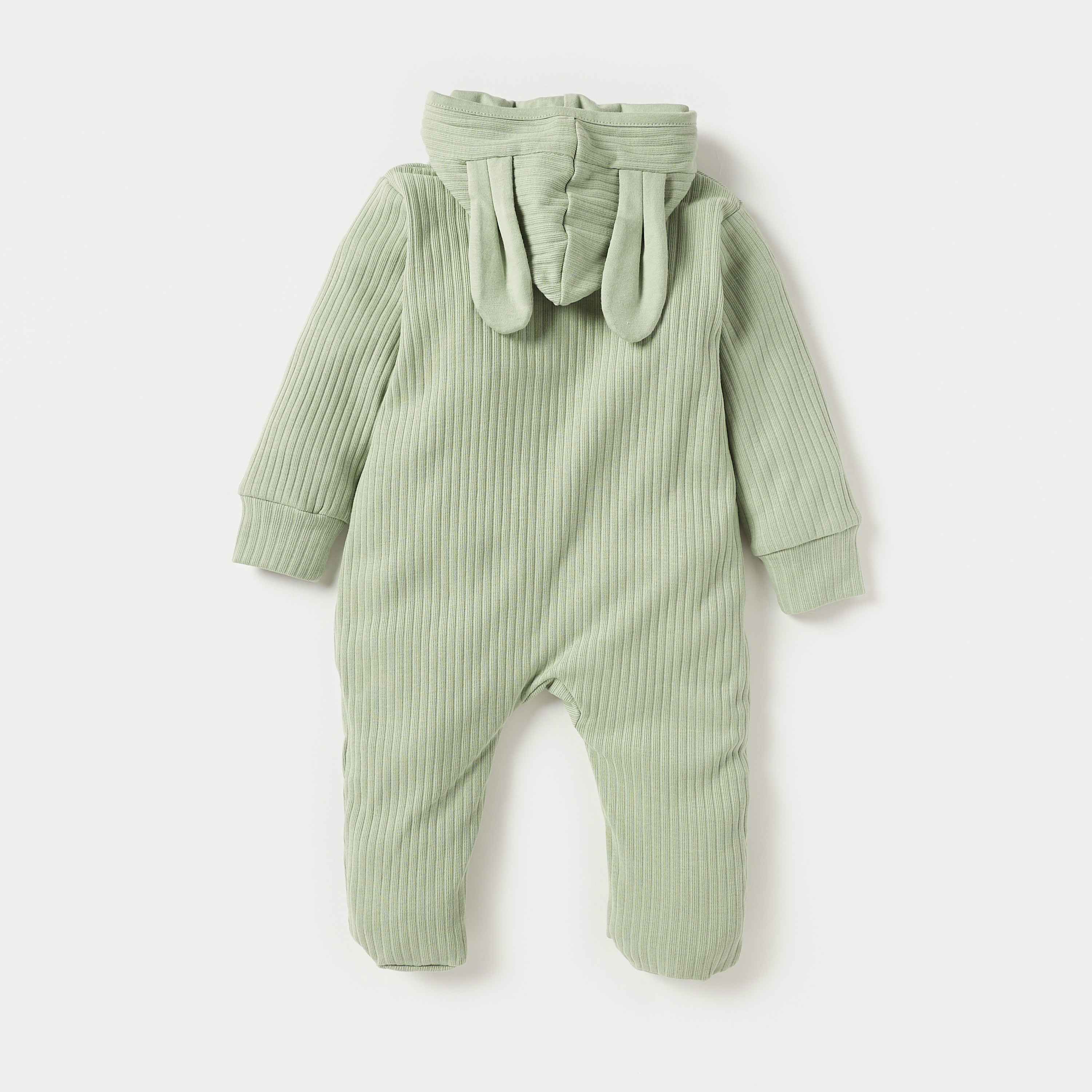 Juniors Ribbed Sleepsuit with Hood and Ear Applique Detail-baby-boys-clothing-nightwear-sleepsuits-image-2