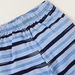 Juniors Graphic Print T-shirt and Full-Length Striped Pyjama Set-Pyjama Sets-thumbnail-4