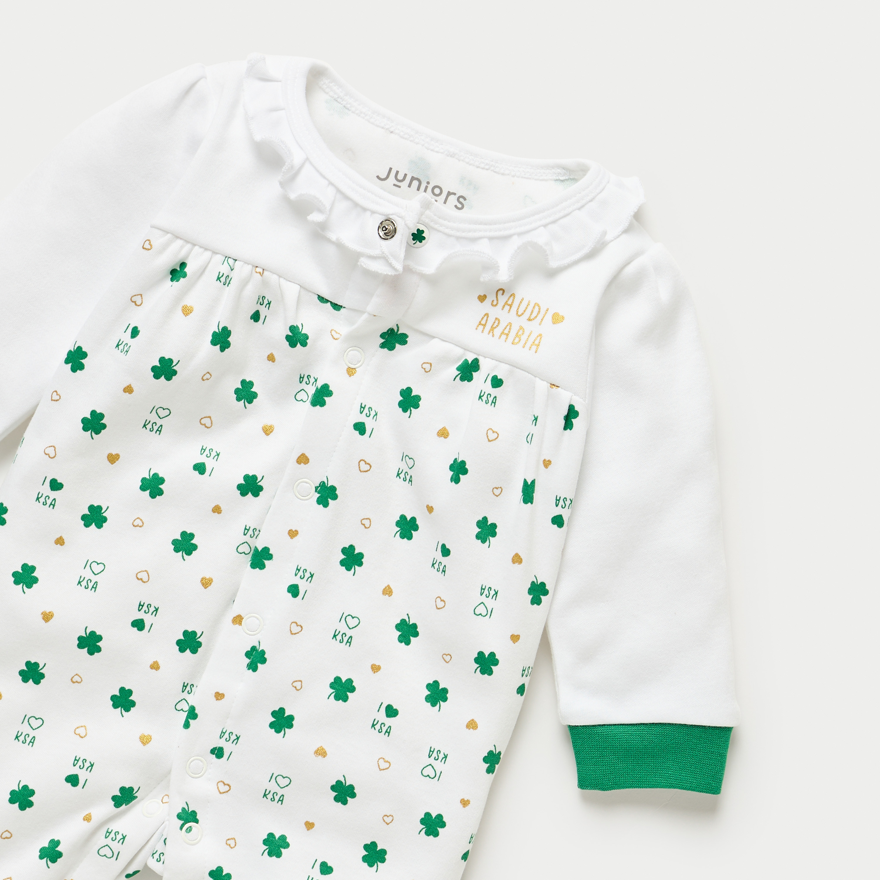 بدلة نوم بأكمام طويلة وطبعات من جونيورز-baby-girls-clothing-nightwear-sleepsuits-image-3