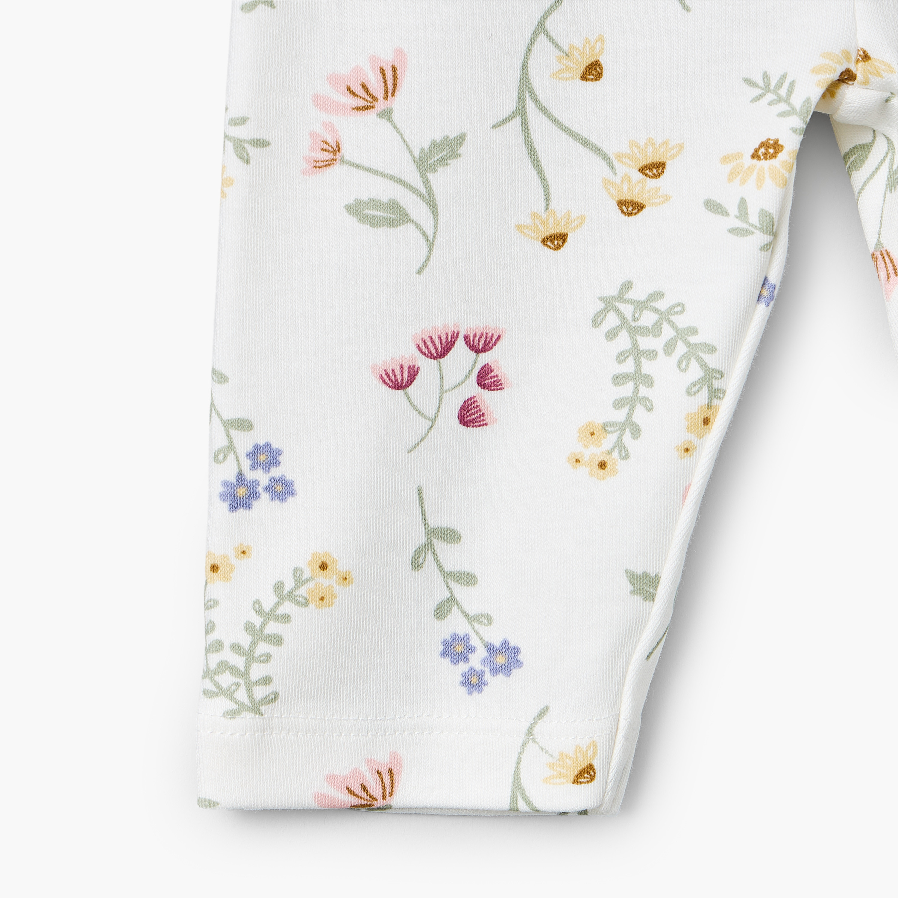 Pack of 2 Juniors Cotton Crew Neck Short Sleeves Pyjama Set with Floral Print-baby-girls-clothing-nightwear-pyjamasets-image-8