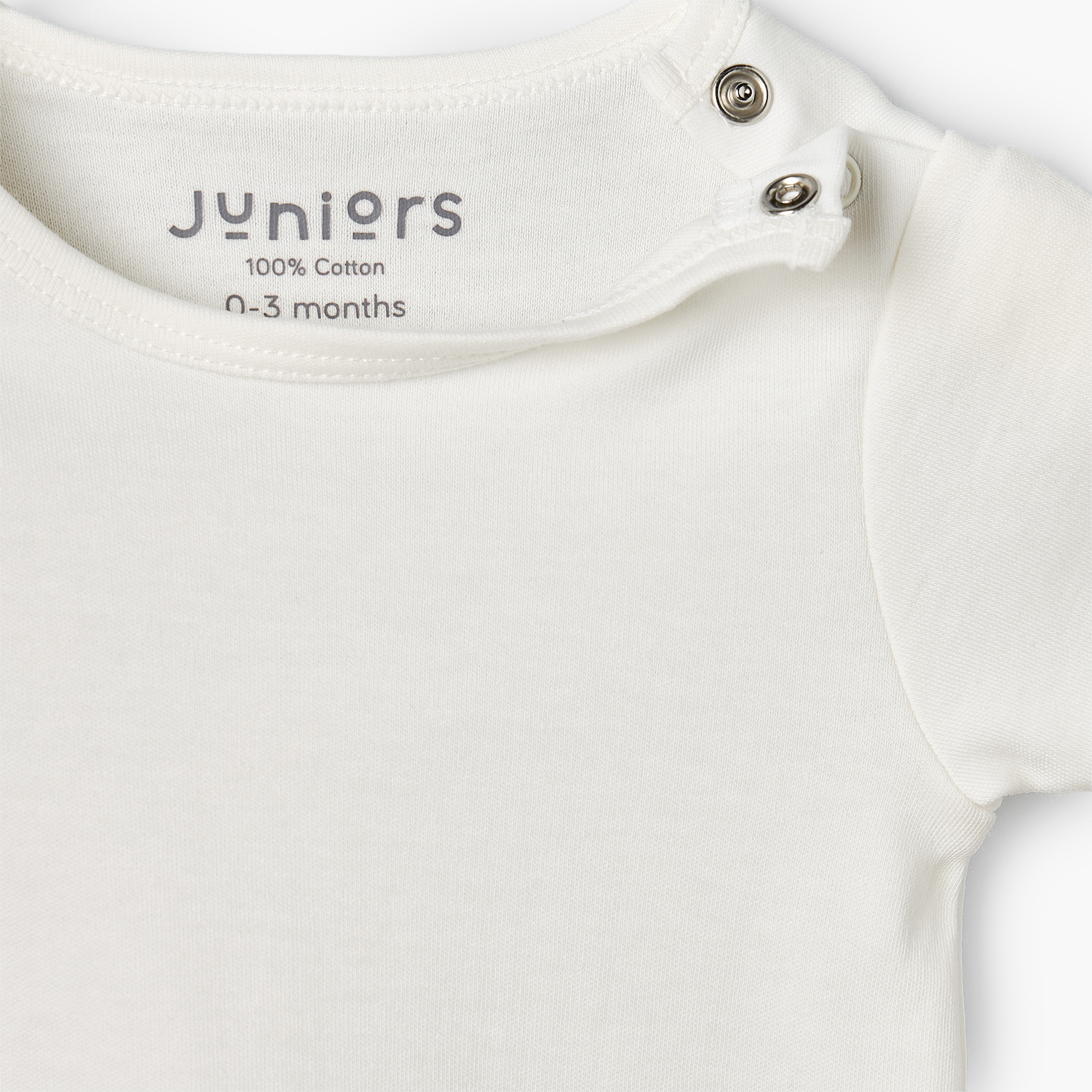Juniors Crew Neck Short Sleeves T-shirt and Dungaree Set with Floral Print-baby-girls-clothing-rompers-image-5