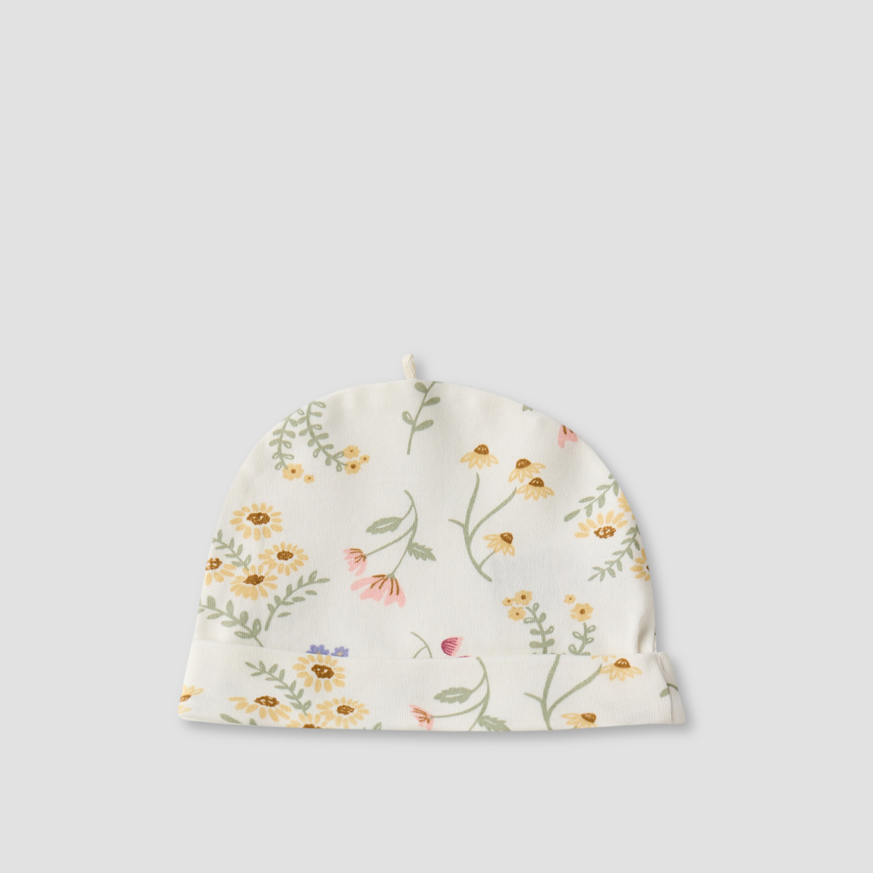 Pack of 2 Juniors Cap with Botanical Print-baby-girls-accessories-caps-image-2