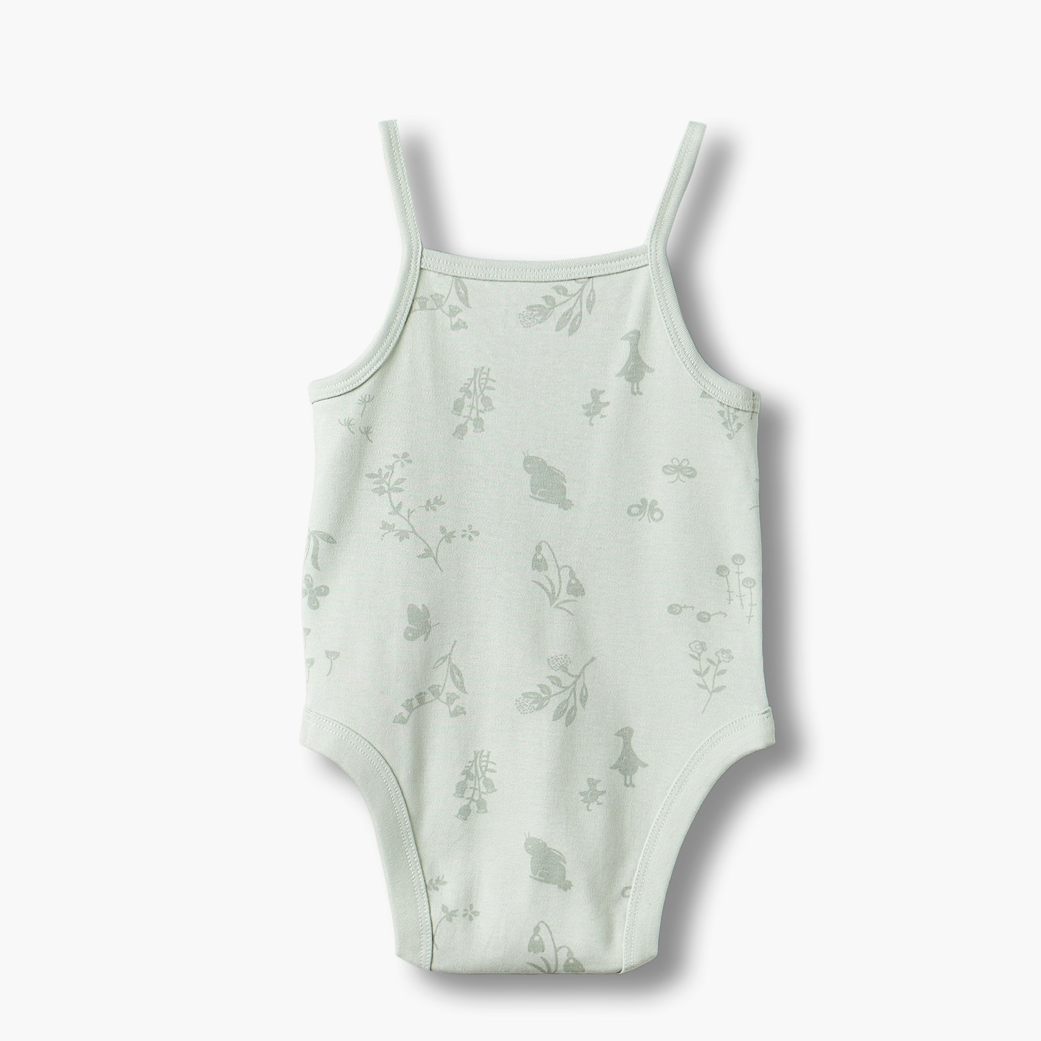 طقم من 2 بودي سوت برقبة مربعة وأشرطة مع أزرار كبس-baby-girls-clothing-bodysuits-image-6