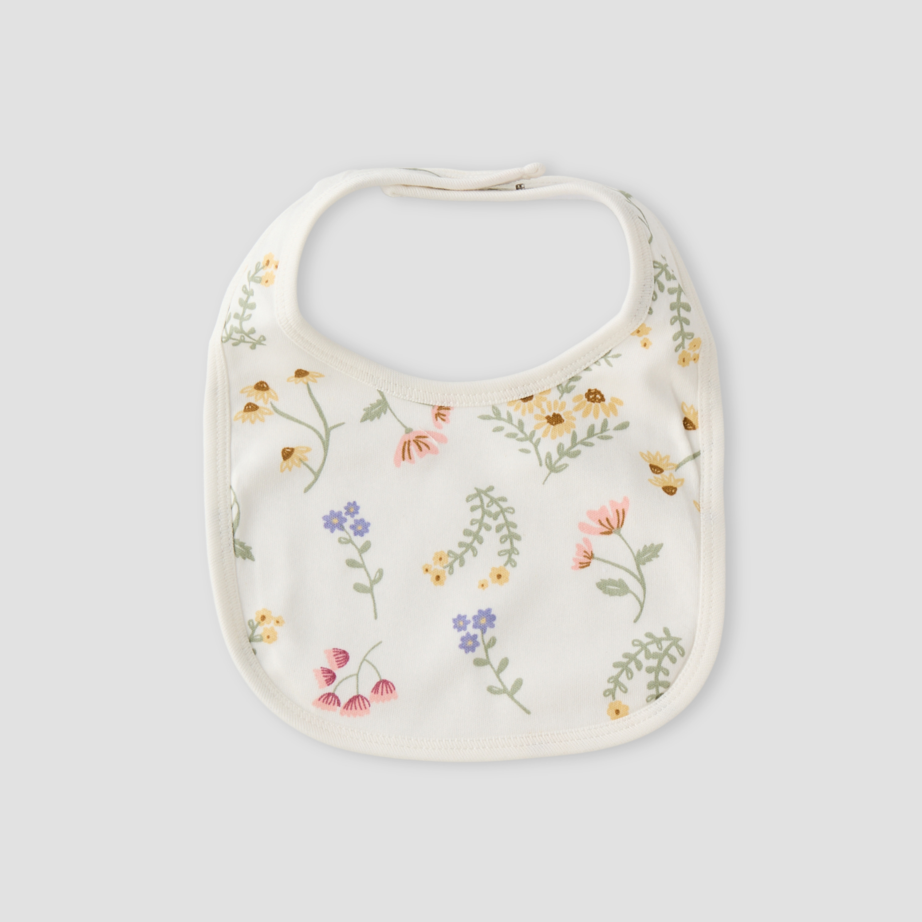 Pack of 2 Juniors Baby Bib with Snap Button Closure-baby-feeding-bibs-image-2
