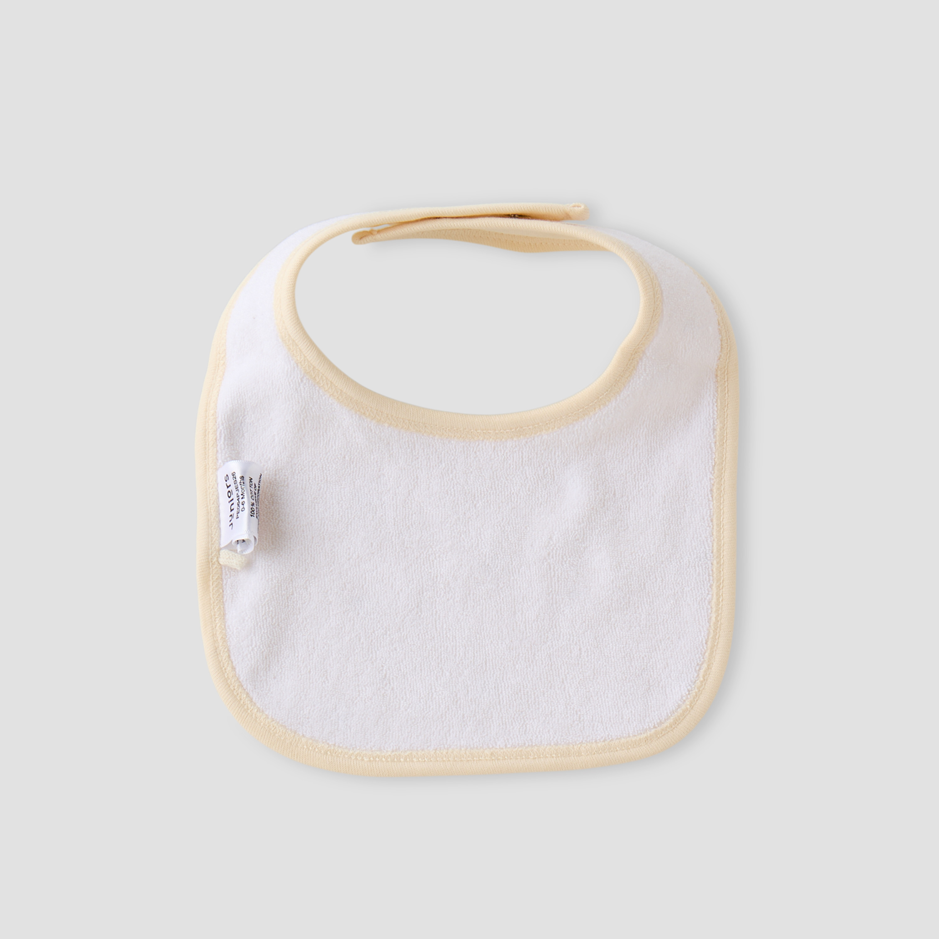 Pack of 2 Juniors Baby Bib with Snap Button Closure-baby-feeding-bibs-image-4