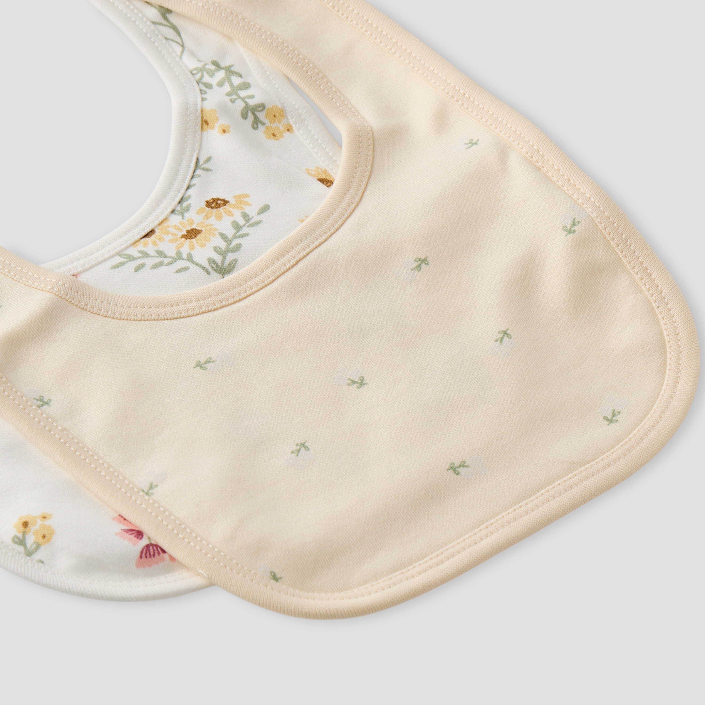 Pack of 2 Juniors Baby Bib with Snap Button Closure-baby-feeding-bibs-image-5