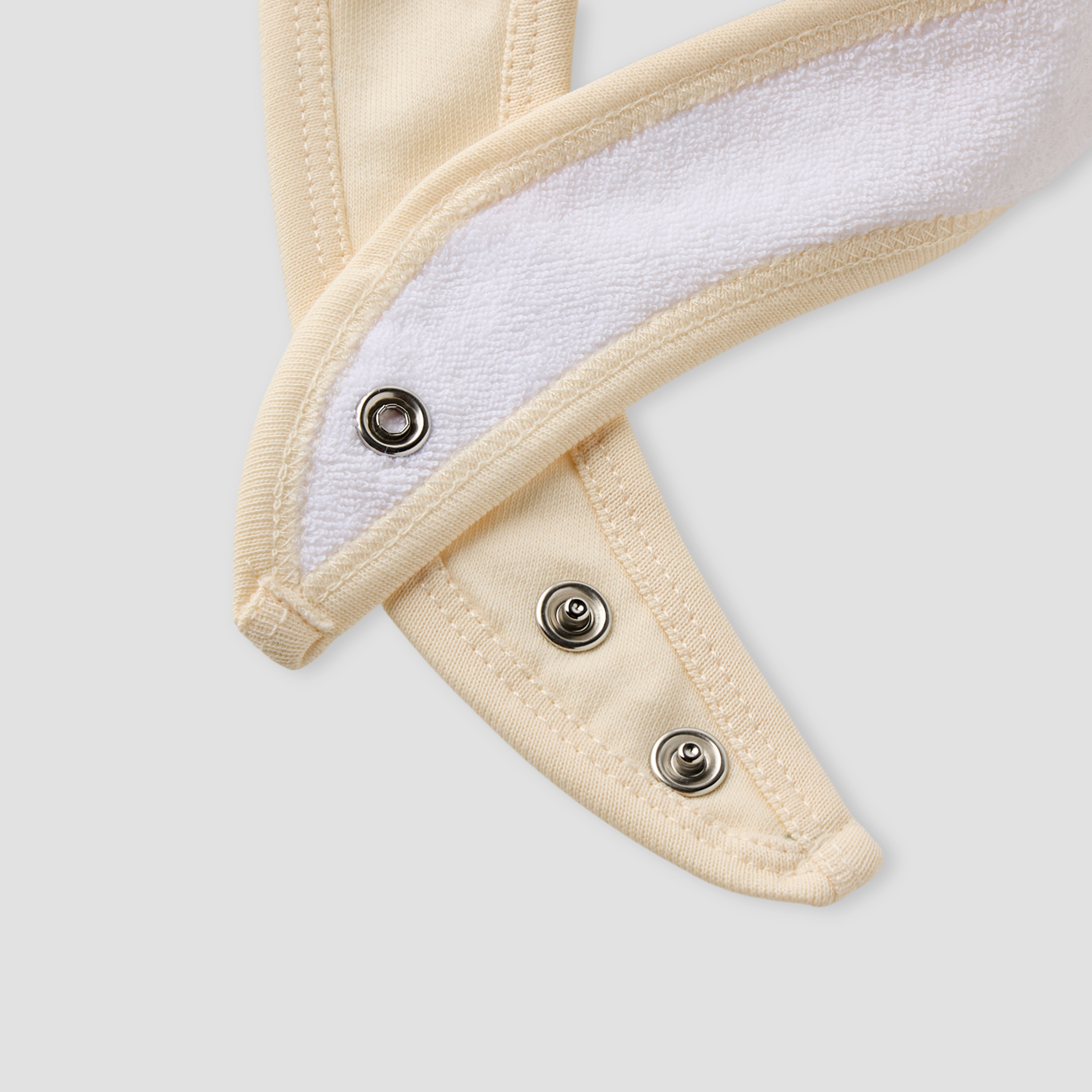 Pack of 2 Juniors Baby Bib with Snap Button Closure-baby-feeding-bibs-image-6
