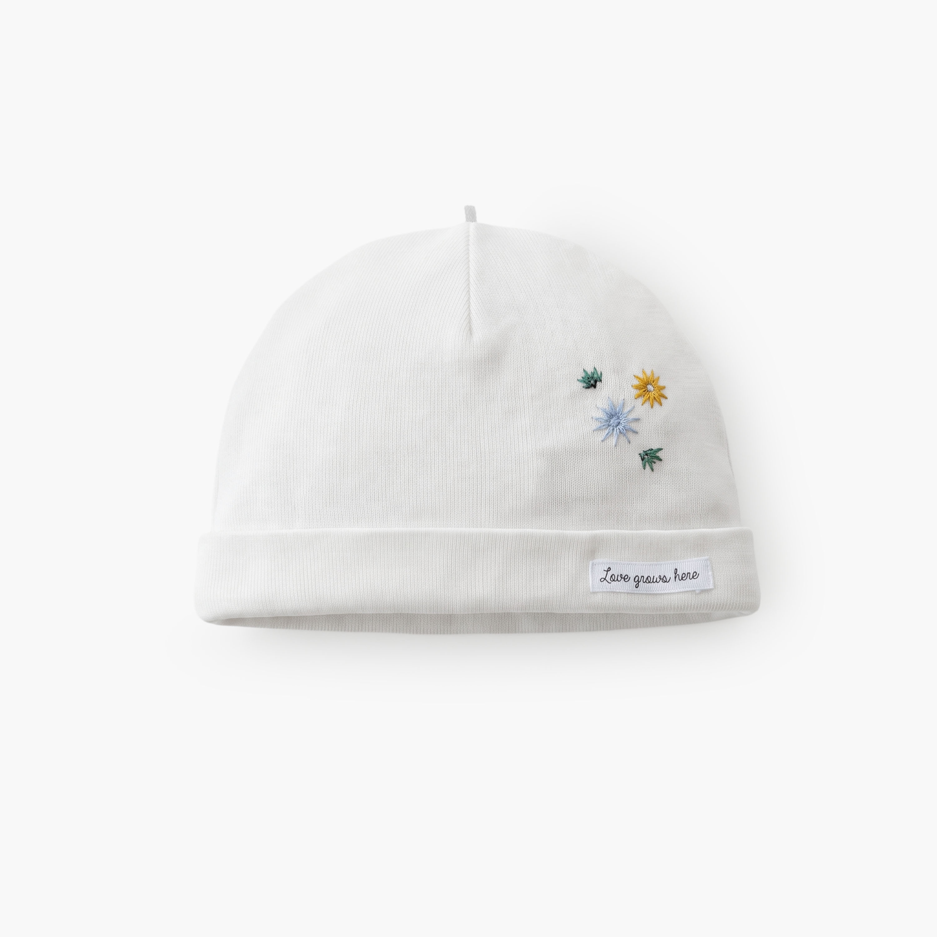 Juniors Beanie Cap with Embroidery-baby-girls-accessories-caps-image-1
