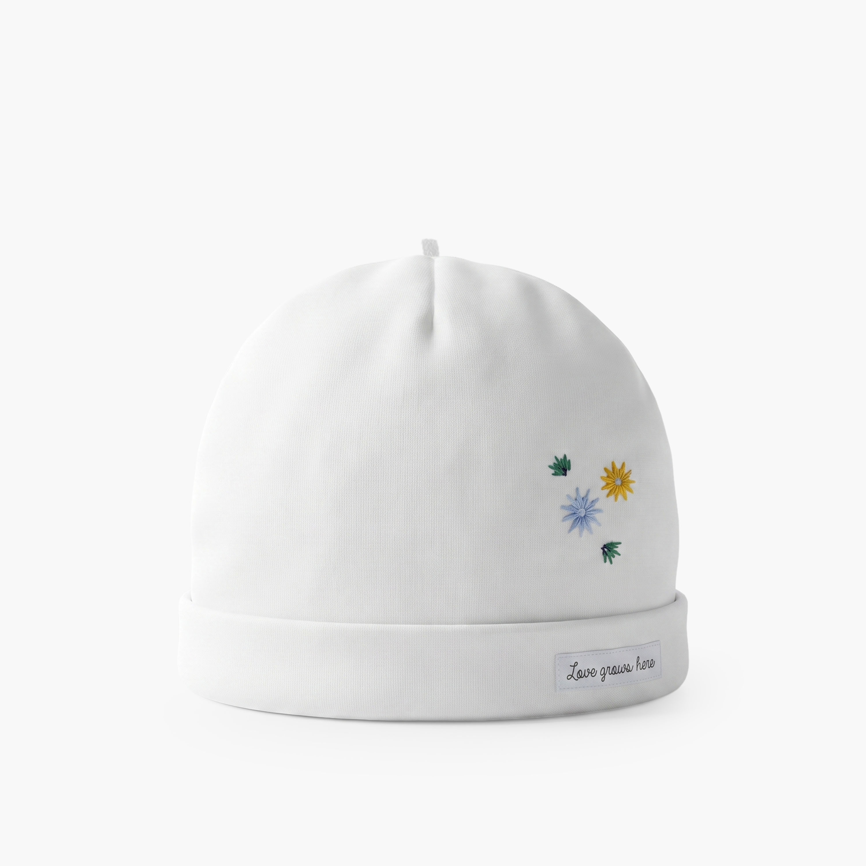 Juniors Beanie Cap with Embroidery-baby-girls-accessories-caps-image-2