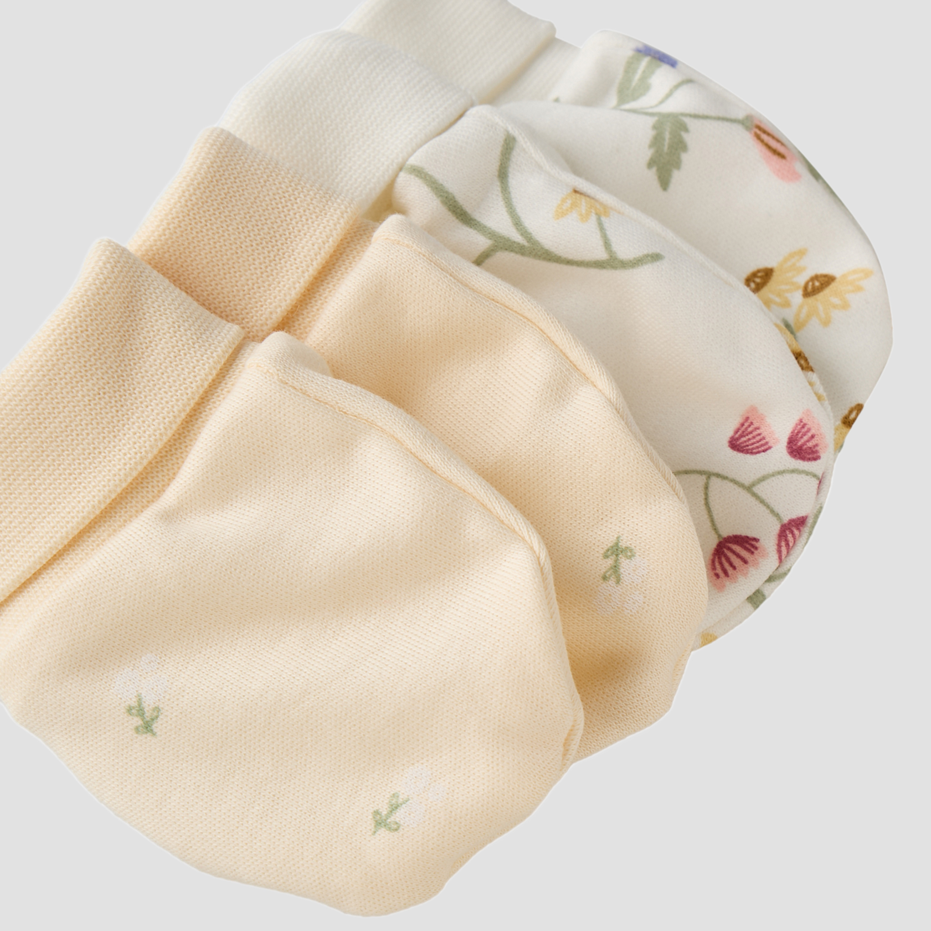 Pack of 2 Juniors Mittens with Botanical Print, 0-36 months-baby-girls-accessories-mittens-image-5