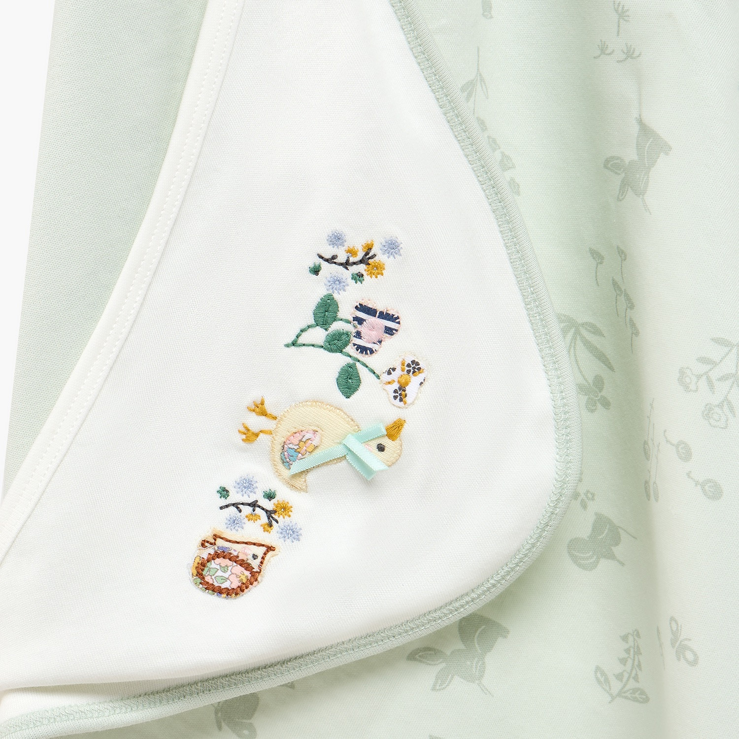 Juniors Receiving Blanket with Floral Embroidery-baby-nursery-blanketsandswaddles-receivingblankets-image-5