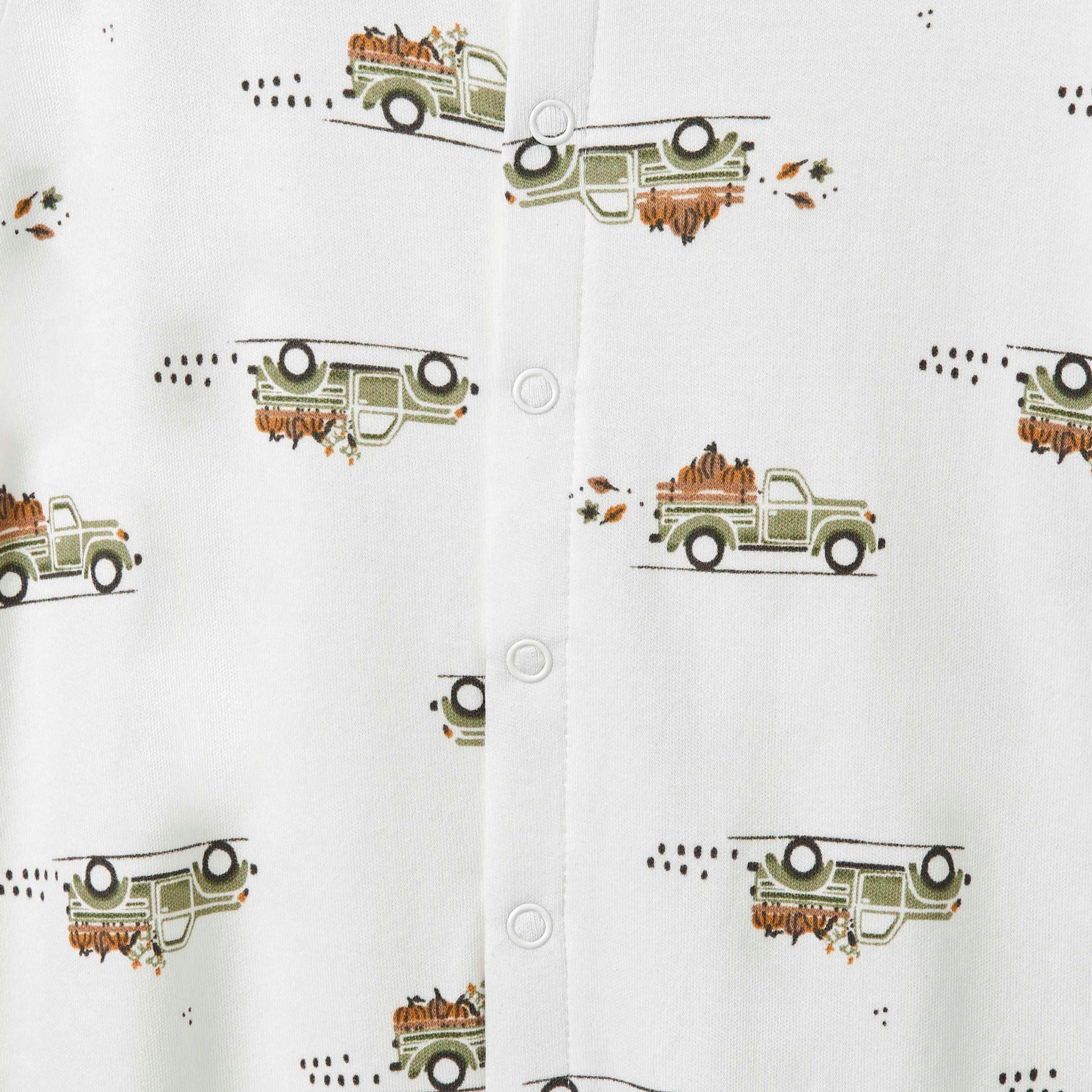 Juniors Printed Sleepsuits with Snap Button Closure - Set of 2-baby-boys-clothing-nightwear-sleepsuits-image-4