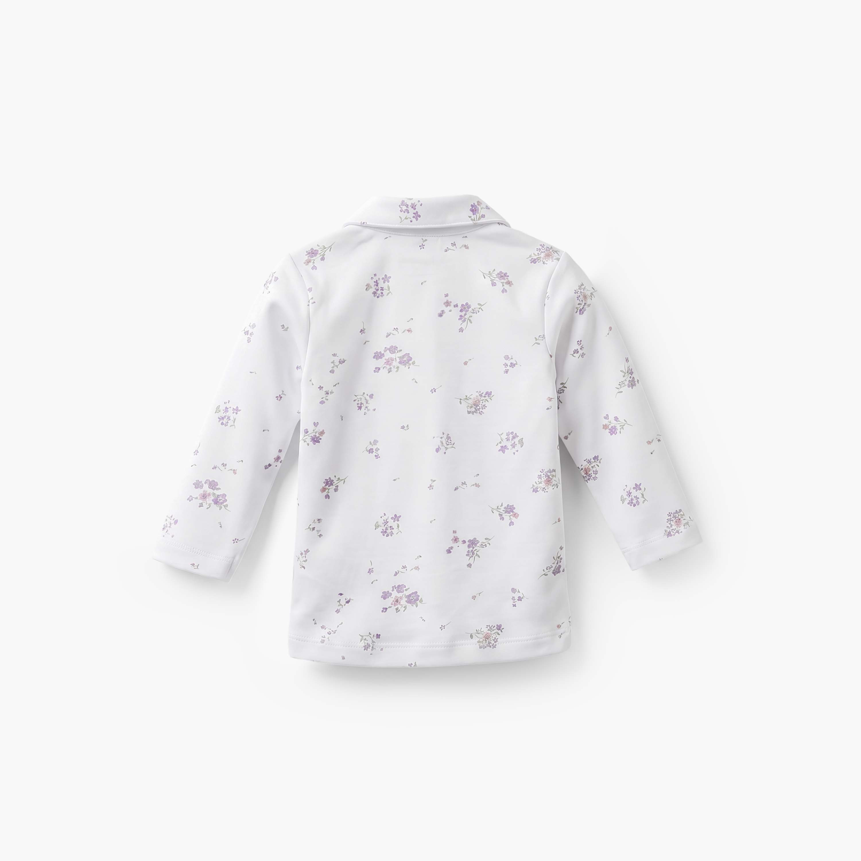 طقم بيجاما قطن بياقة وأكمام طويلة وطبعات زهور من جونيورز-baby-girls-clothing-nightwear-pyjamasets-image-3