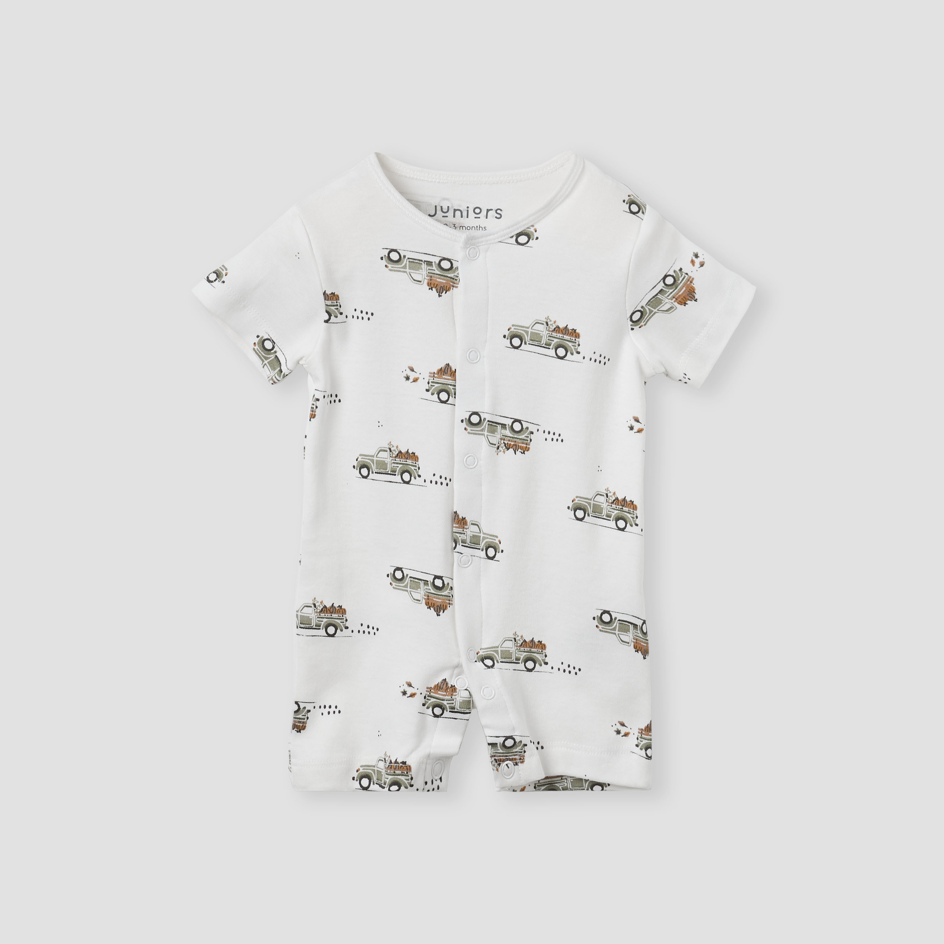 طقم بدلات نوم بزر إغلاق وطبعات من جونيورز عدد 2-baby-boys-clothing-nightwear-sleepsuits-image-2