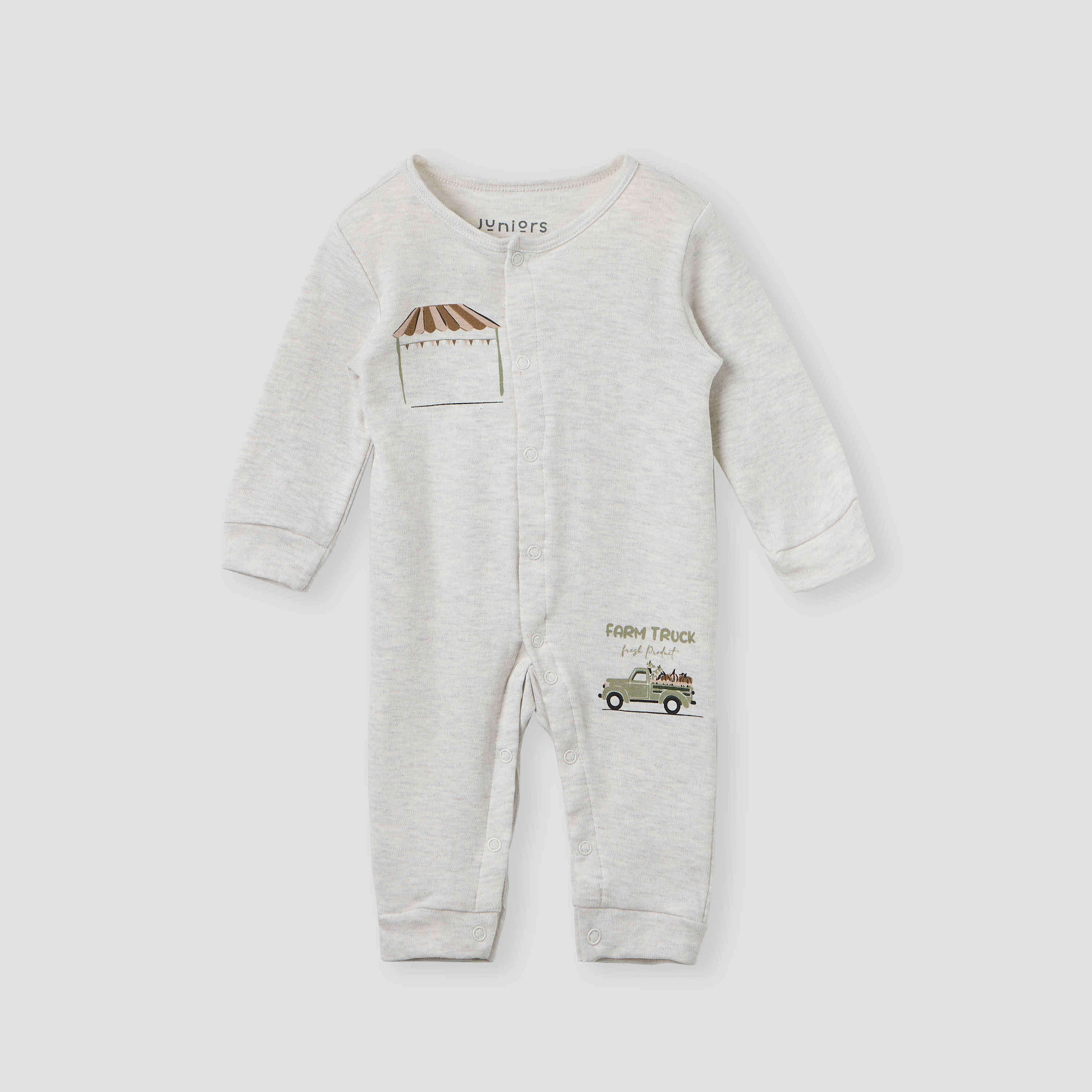 طقم بدلات نوم بزر إغلاق وطبعات من جونيورز عدد 2-baby-boys-clothing-nightwear-sleepsuits-image-3