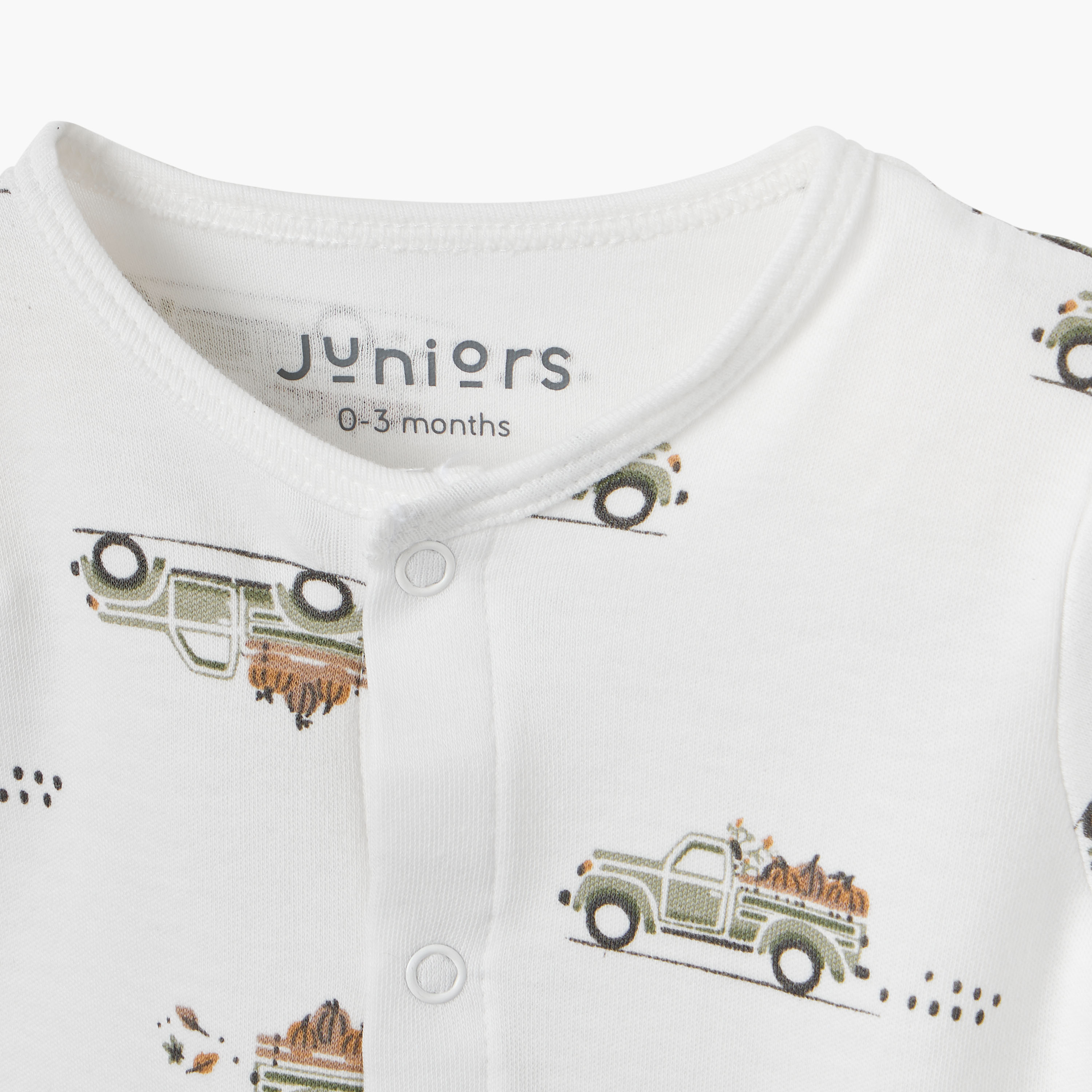 طقم بدلات نوم بزر إغلاق وطبعات من جونيورز عدد 2-baby-boys-clothing-nightwear-sleepsuits-image-4