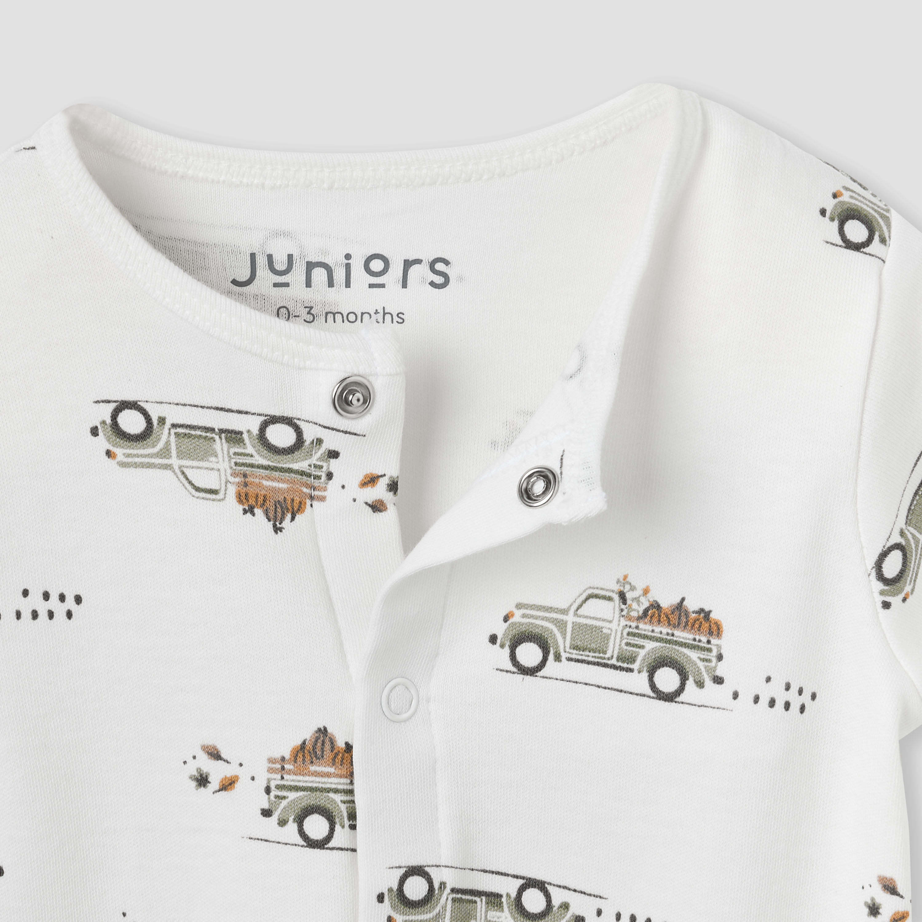 طقم بدلات نوم بزر إغلاق وطبعات من جونيورز عدد 2-baby-boys-clothing-nightwear-sleepsuits-image-6