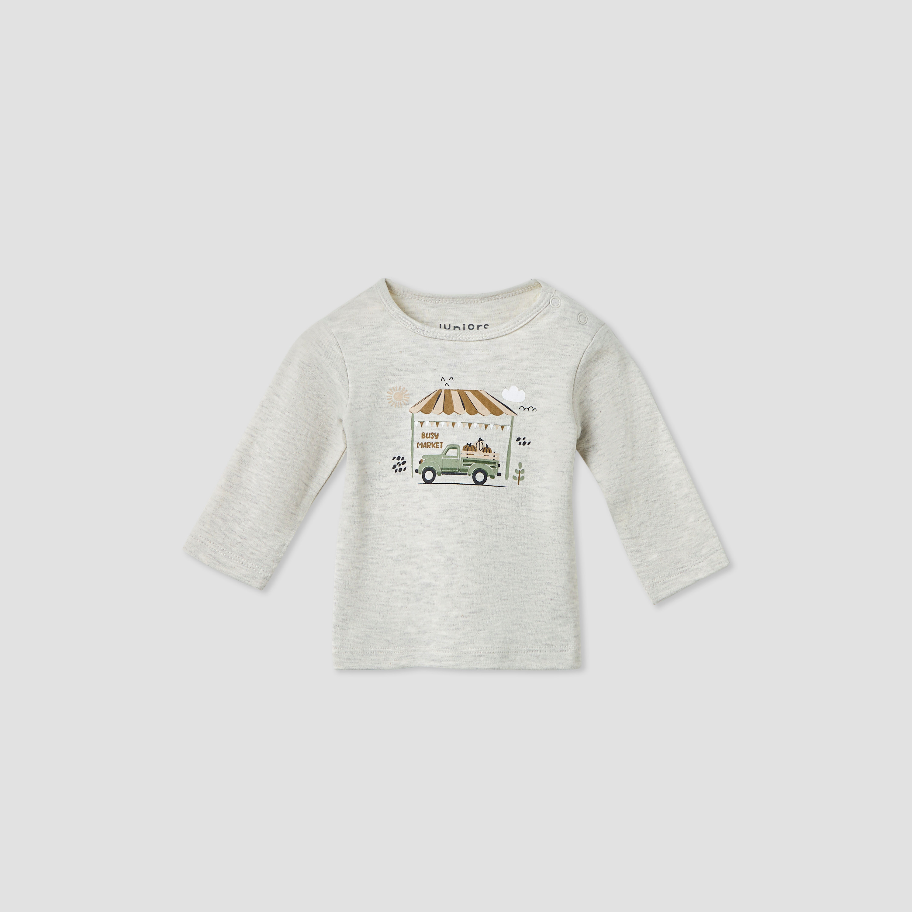 Juniors Printed T-shirt and Pyjamas - Set of 2-baby-boys-clothing-nightwear-pyjamasets-image-2