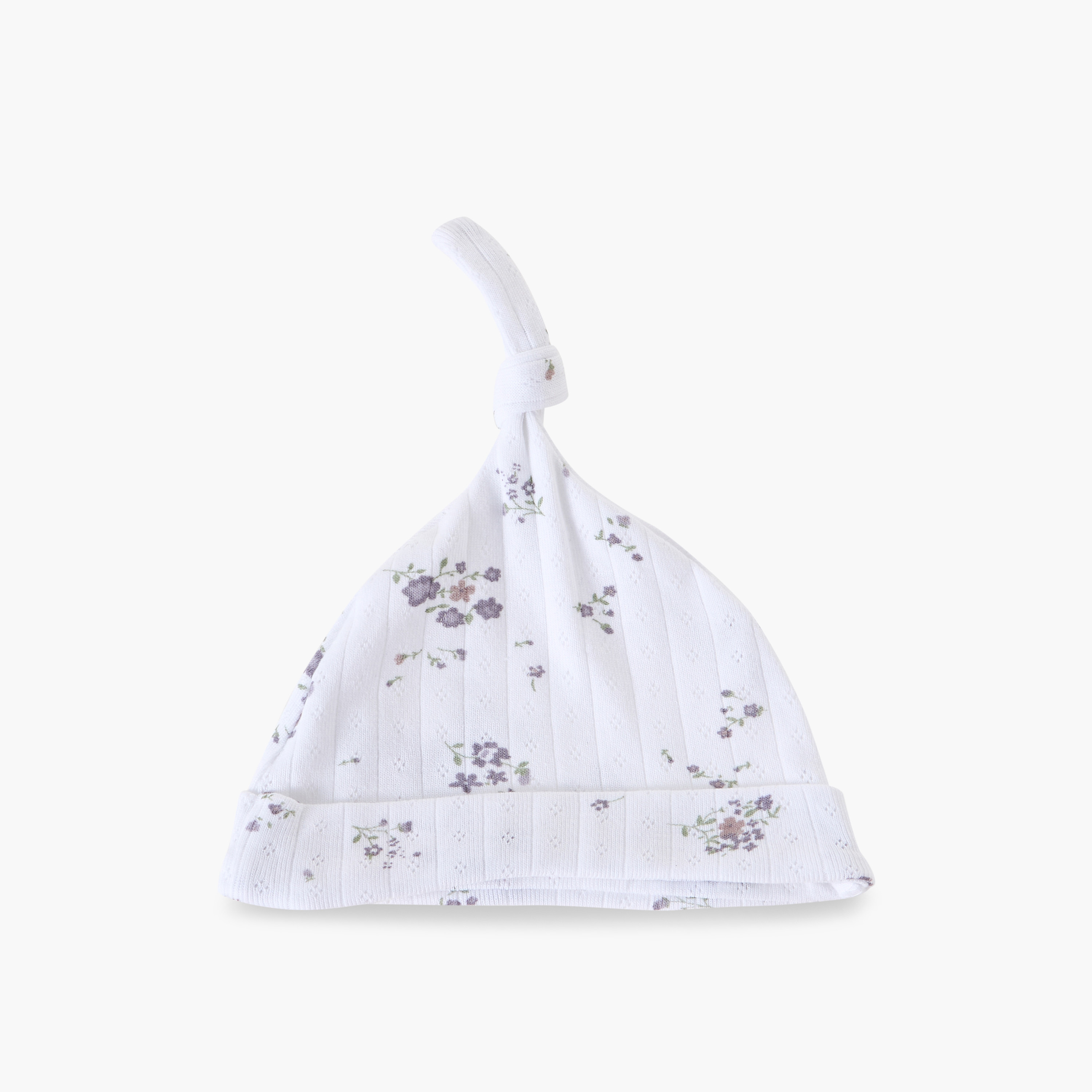 Juniors Cap with Floral Print-baby-girls-accessories-caps-image-1