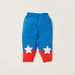 Captain America Print T-shirt and Pyjama Set-Pyjama Sets-thumbnail-2