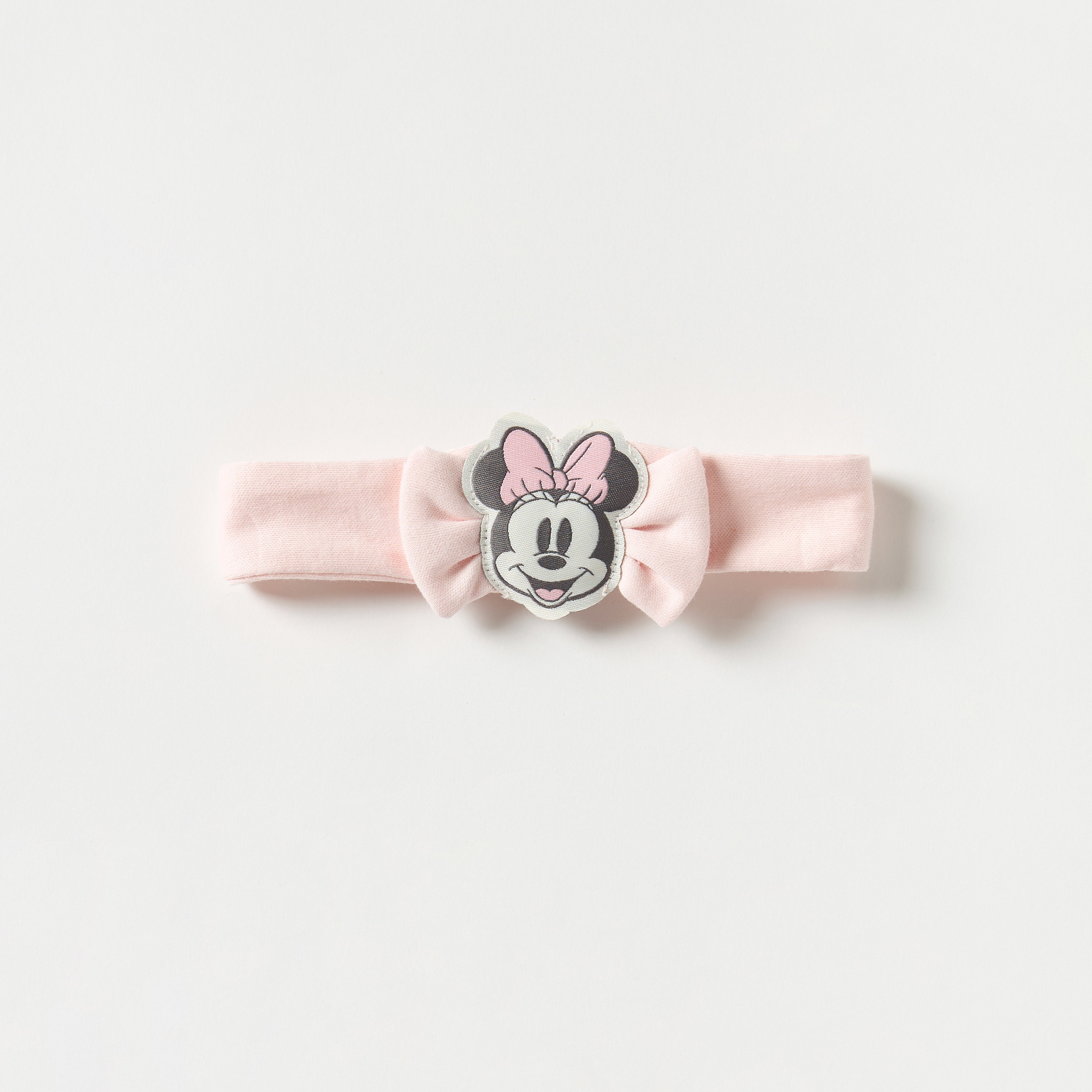 Disney Minnie Mouse Applique Headband with Bow Detail-baby-girls-accessories-hairaccessories-image-1
