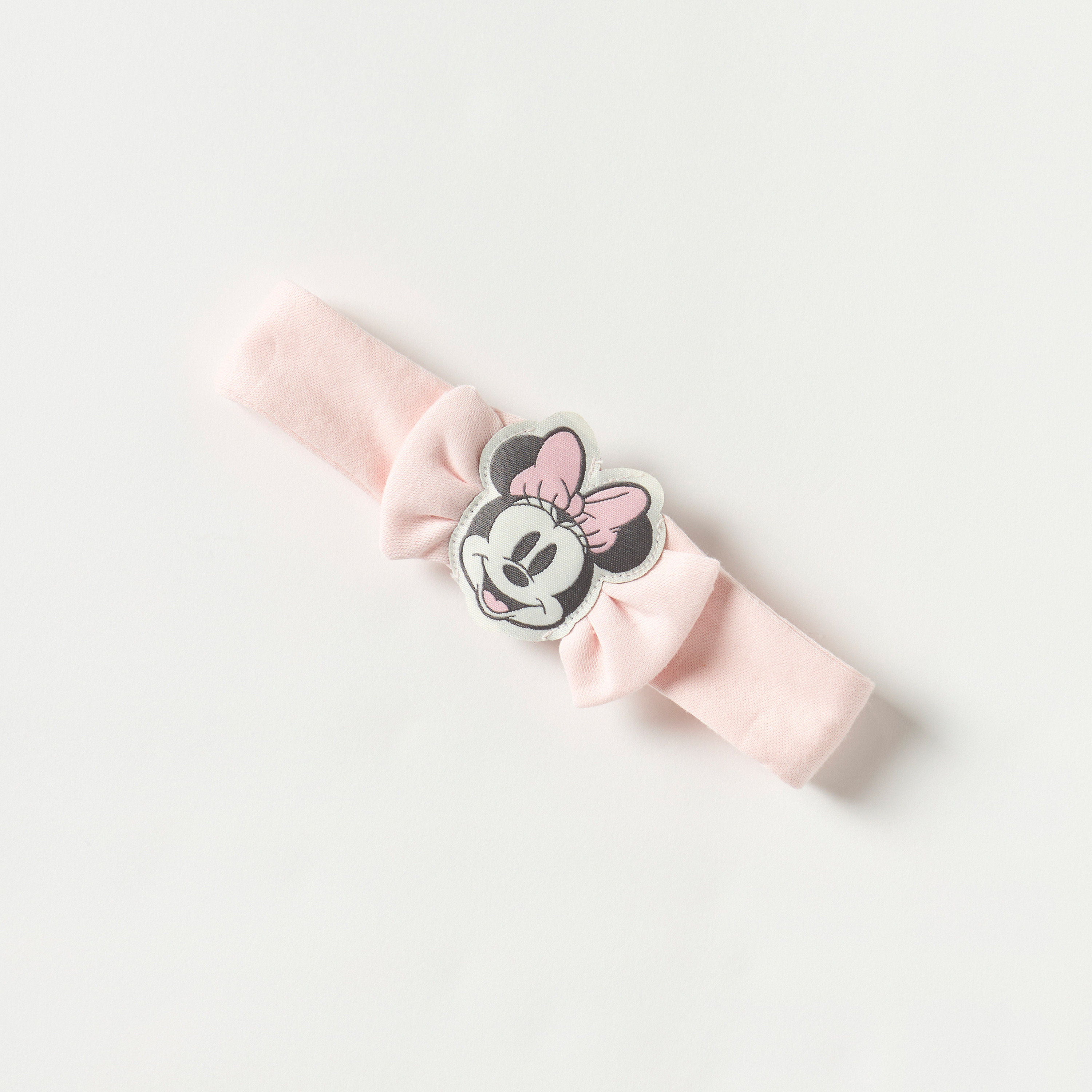Disney Minnie Mouse Applique Headband with Bow Detail-baby-girls-accessories-hairaccessories-image-2