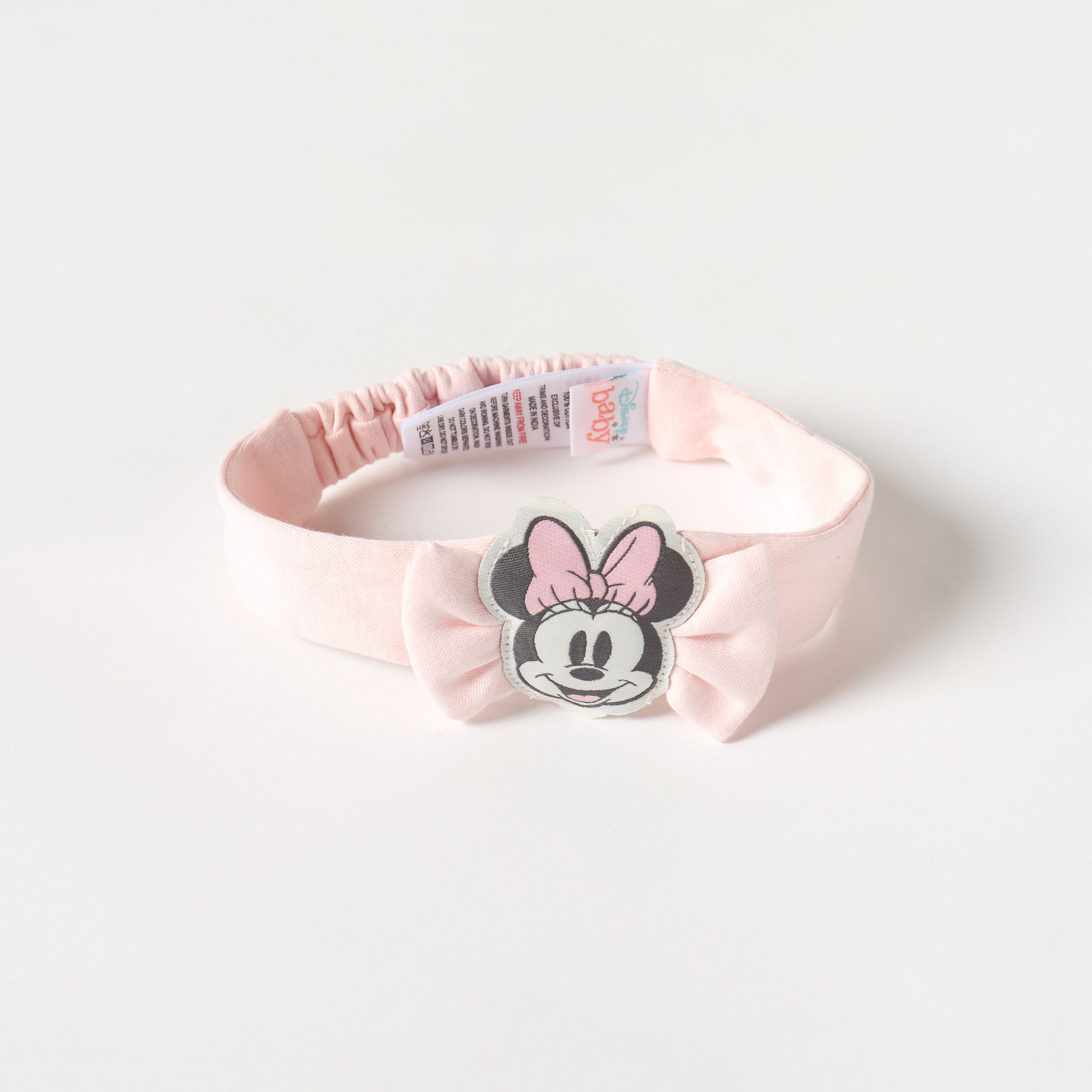 Disney Minnie Mouse Applique Headband with Bow Detail-baby-girls-accessories-hairaccessories-image-3