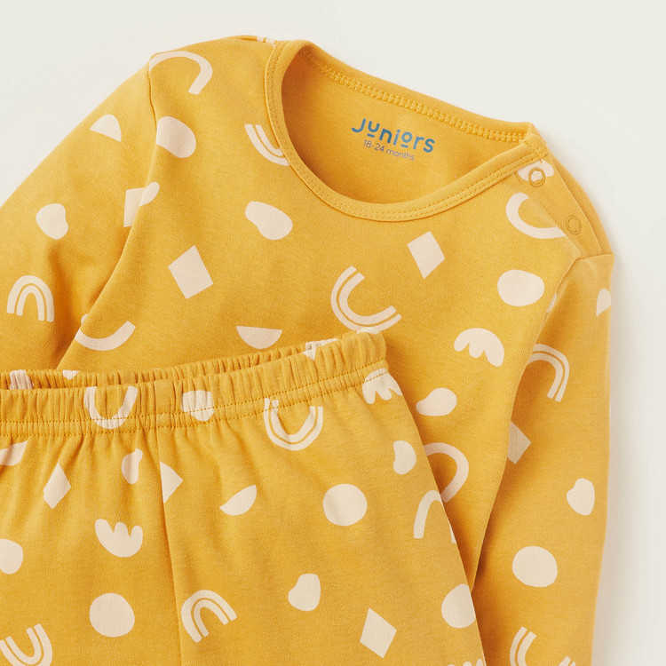 Juniors 6-Piece Printed T-shirt and Pyjama Set