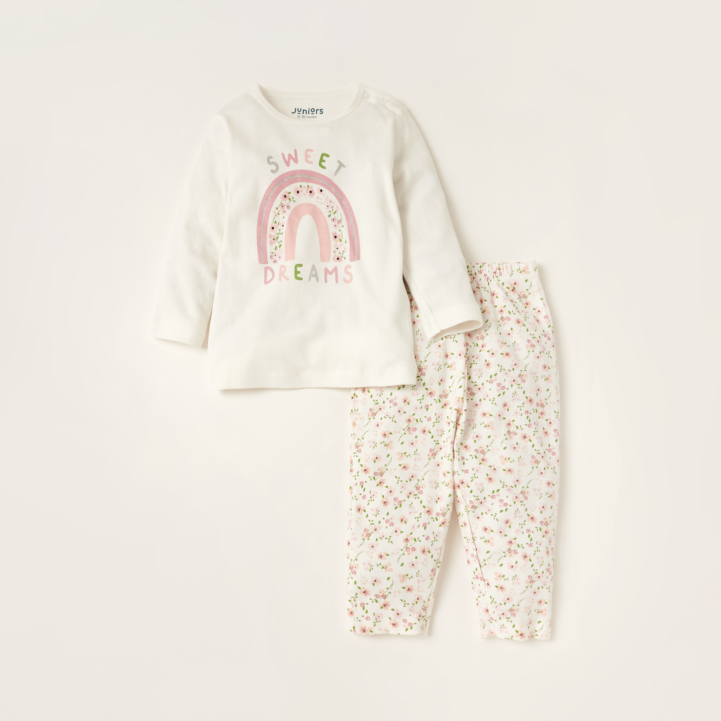 تيشيرت بطبعات وبنطلون بيجاما من جونيورز - مجموعة من 3-baby-boys-clothing-nightwear-pyjamasets-image-4