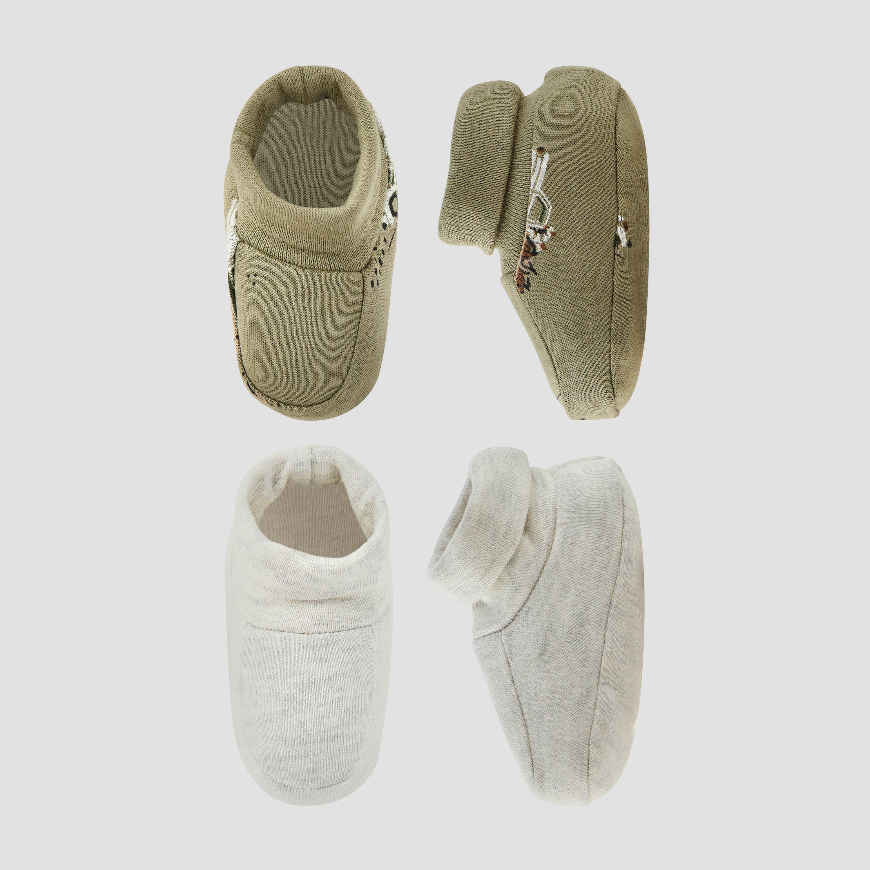 Juniors Assorted Slip-On Booties - Set of 2-baby-boys-shoes-booties-image-1