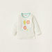 Juniors Floral Print T-shirt and All-Over Printed Pyjamas Set-Pyjama Sets-thumbnail-1