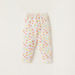 Juniors Floral Print T-shirt and All-Over Printed Pyjamas Set-Pyjama Sets-thumbnail-2