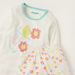 Juniors Floral Print T-shirt and All-Over Printed Pyjamas Set-Pyjama Sets-thumbnail-3
