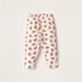 Juniors Printed Round Neck T-shirt and Pyjama Set-Pyjama Sets-thumbnail-2