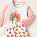 Juniors Printed Round Neck T-shirt and Pyjama Set-Pyjama Sets-thumbnail-3