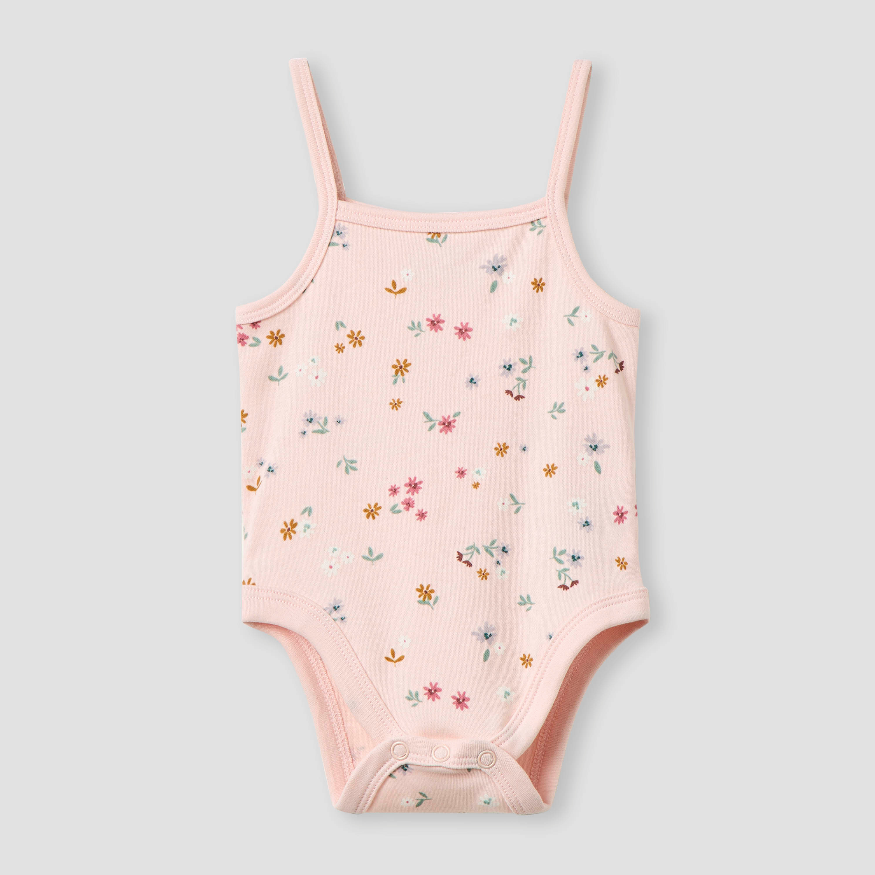 Juniors Floral Print Sleeveless Bodysuit - Set of 3-baby-girls-clothing-multipacks-image-2