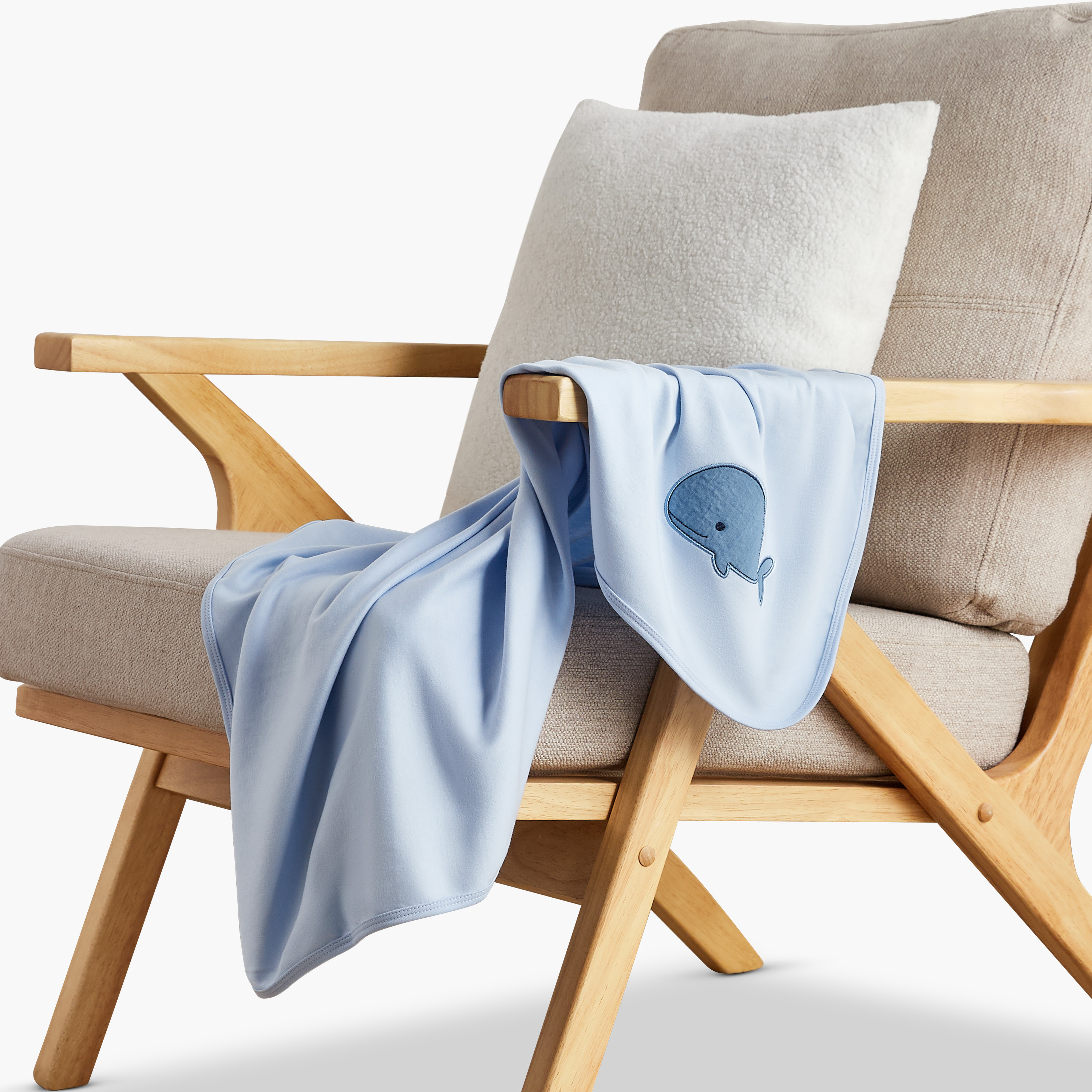 Juniors Whale Embroidered Receiving Blanket-baby-nursery-blanketsandswaddles-receivingblankets-image-2