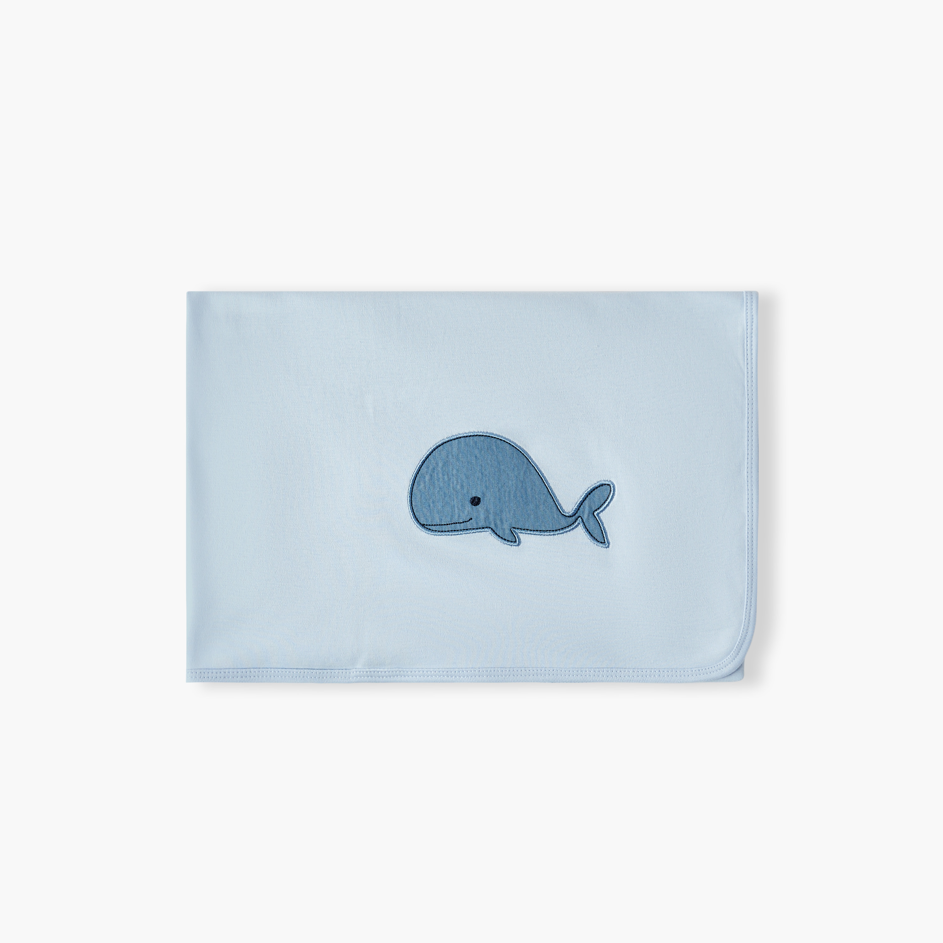 Juniors Whale Embroidered Receiving Blanket-baby-nursery-blanketsandswaddles-receivingblankets-image-3