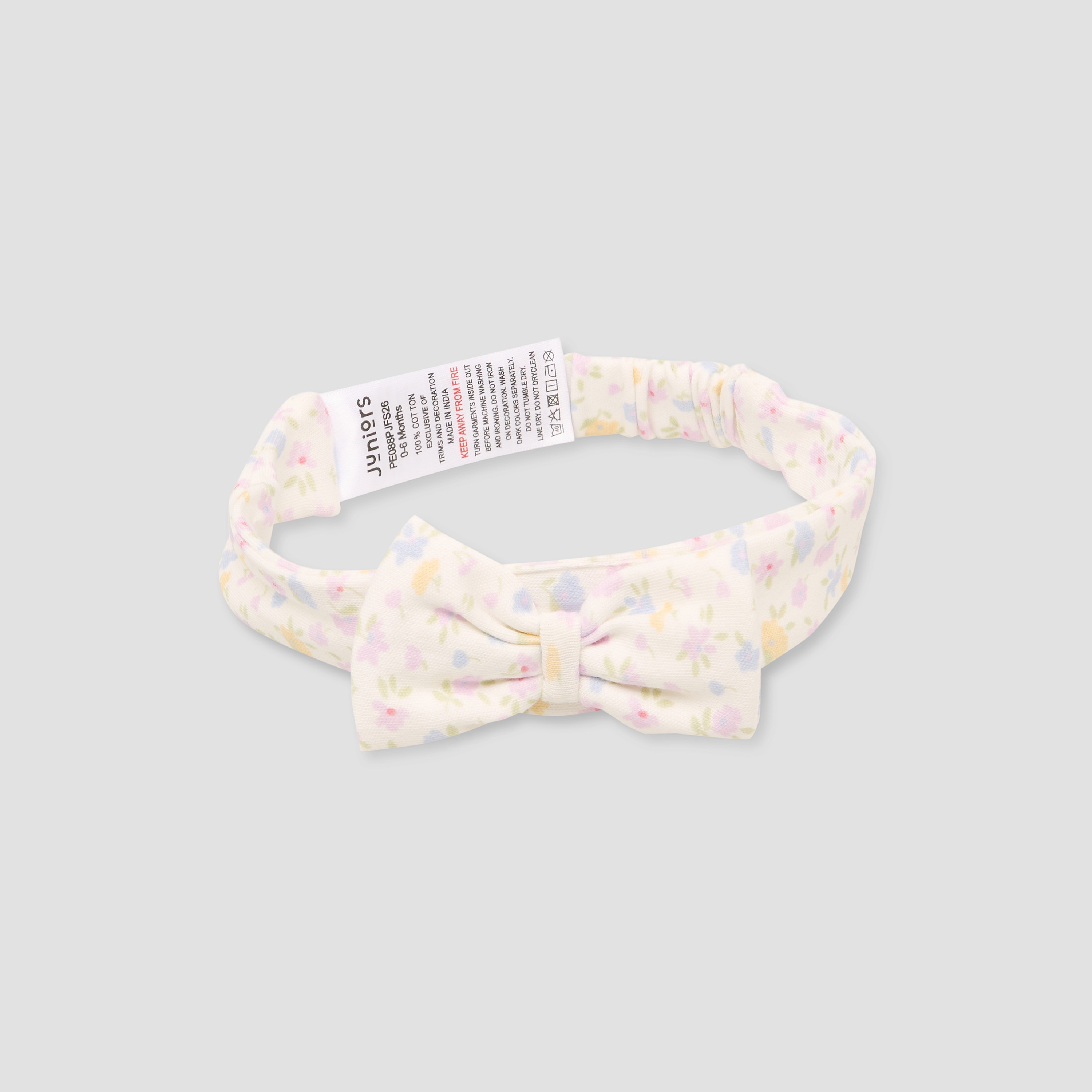 شرائط رأس بزينة فيونكة من جونيورز - عبوة من قطعتين-baby-girls-accessories-hairaccessories-image-4
