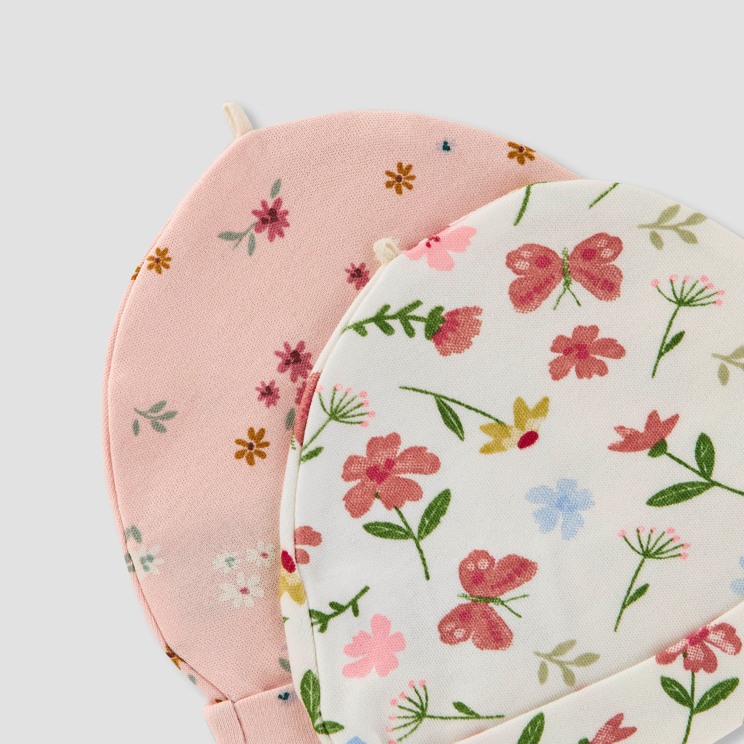 قبعة بيني بطبعات زهرية من جونيورز - قطعتين-baby-girls-accessories-caps-image-6